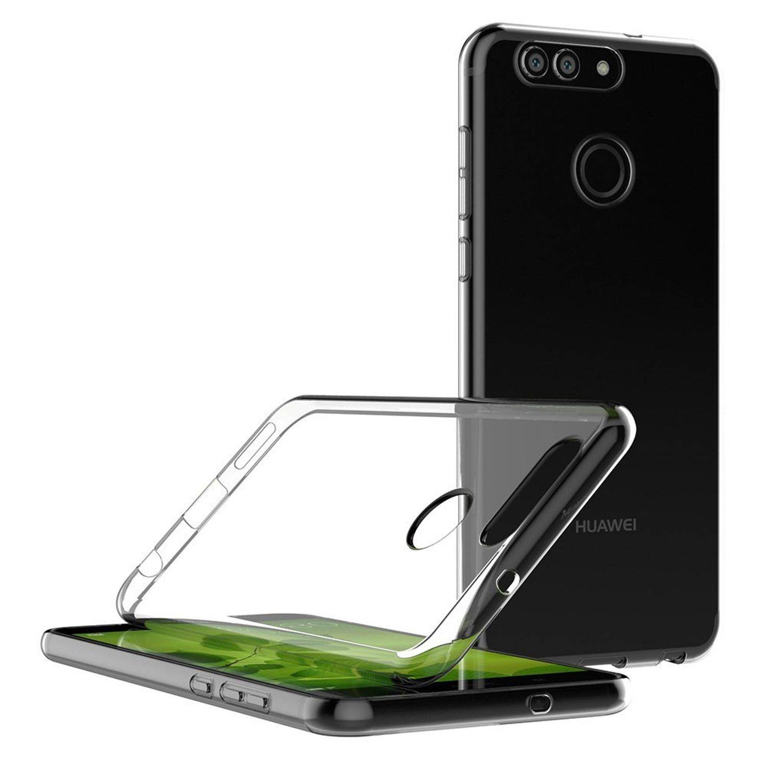 Huawei Nova 2 Plus Handyhülle Ultra Dünn Bumper Backcover Transparent