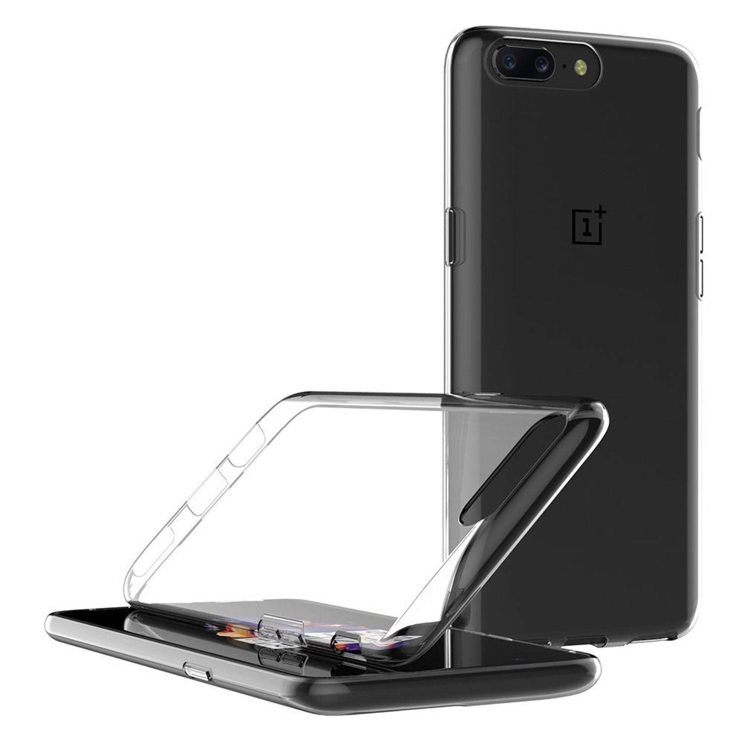 OnePlus 5 Handyhülle Ultra Dünn Bumper Backcover Transparent