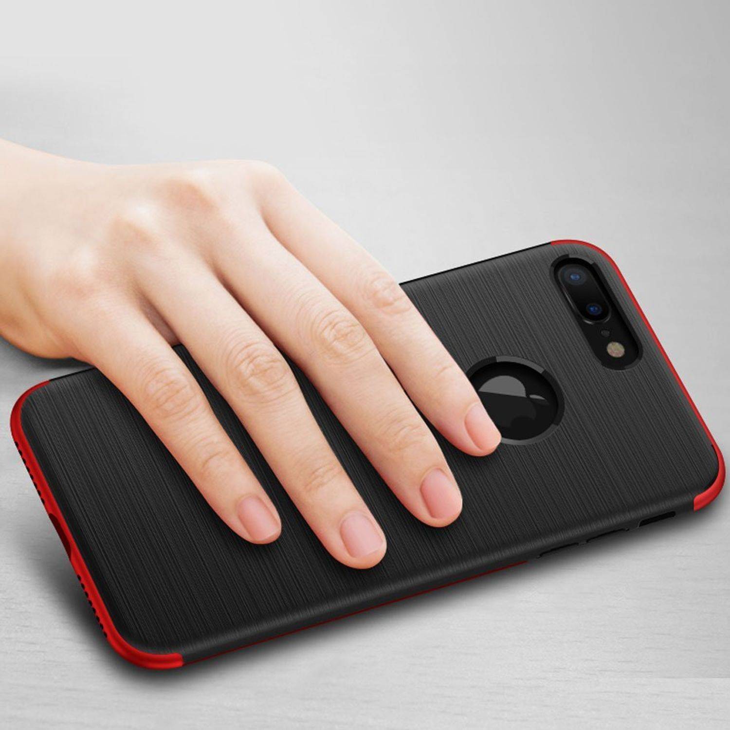 Apple iPhone 8 Plus Handyhülle Backcover Rosa