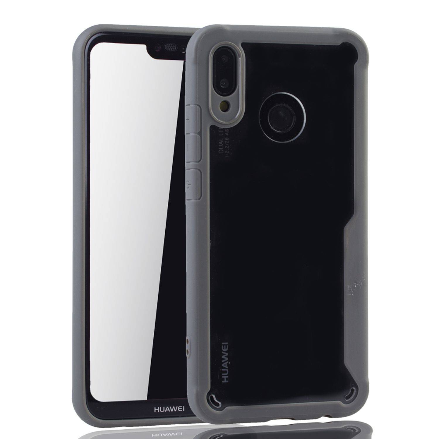 Huawei P20 Lite Handyhülle Backcover Grau