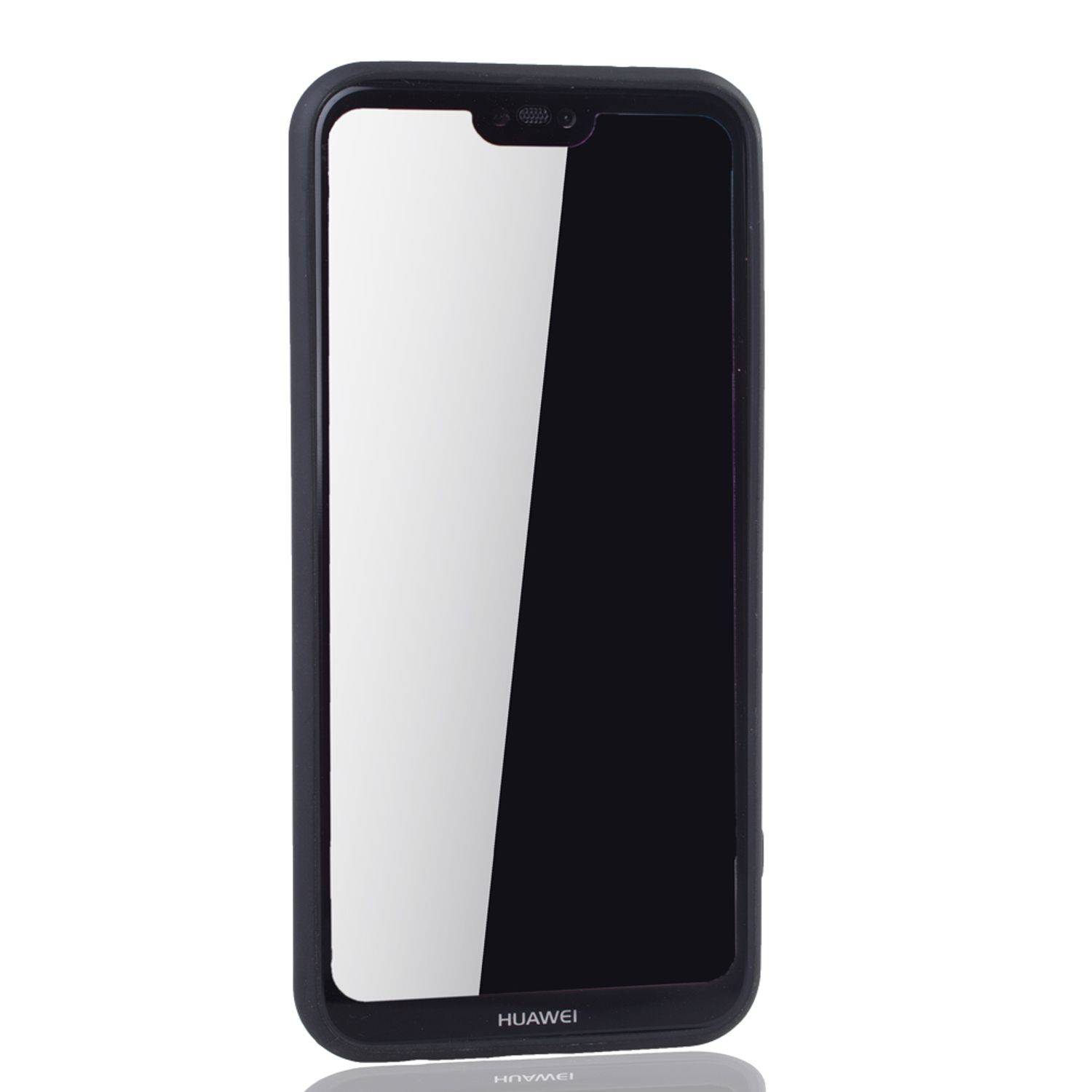 Huawei P20 Lite Handyhülle Backcover Grau