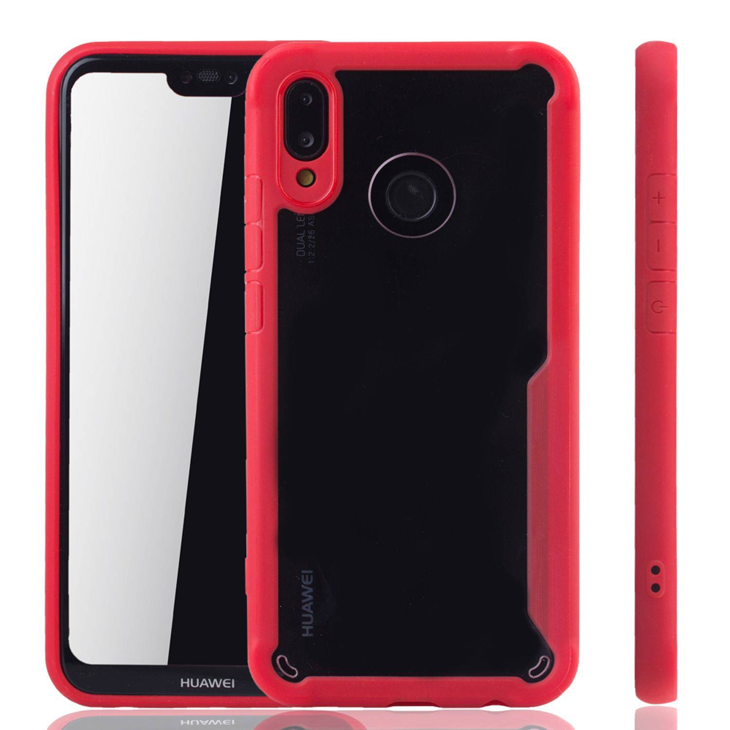 Huawei P20 Lite Handyhülle Backcover Rot