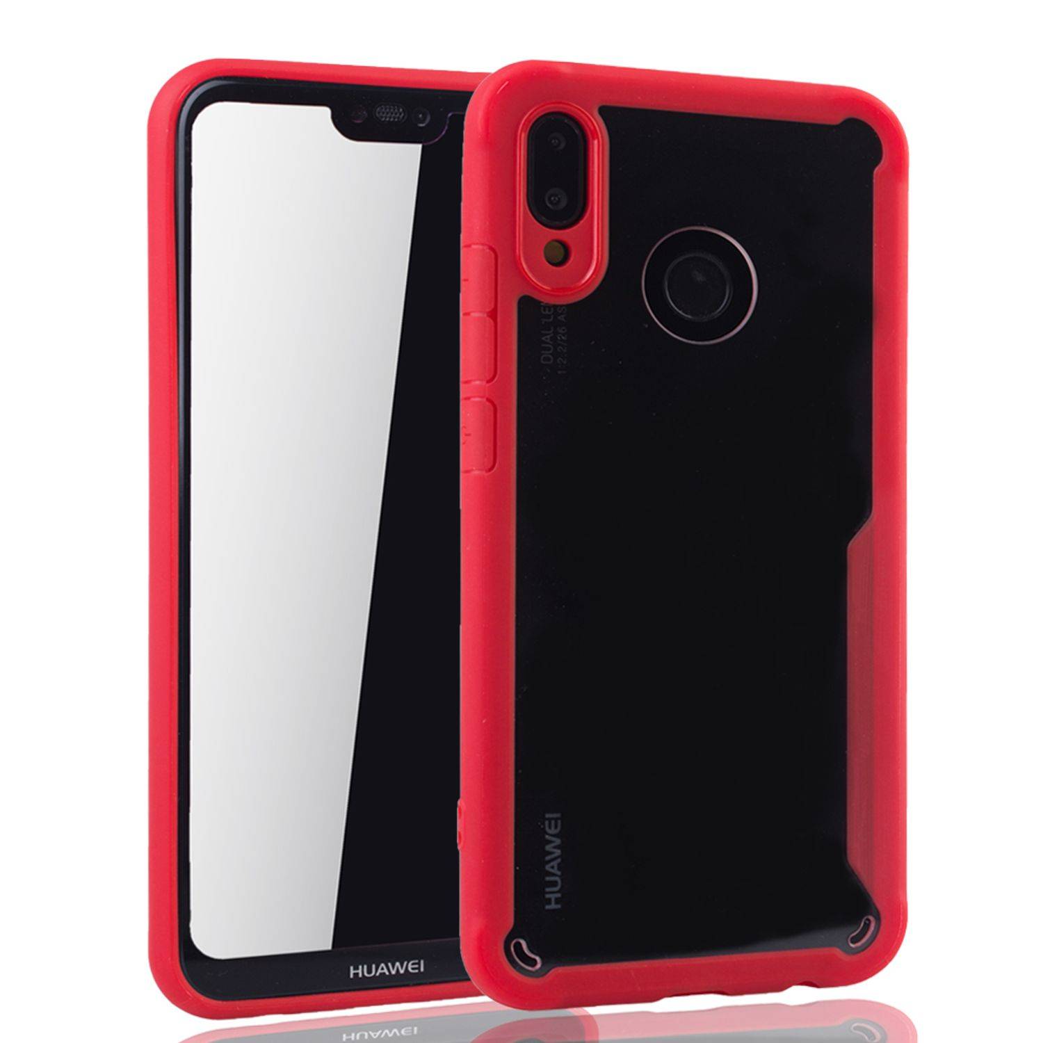 Huawei P20 Lite Handyhülle Backcover Rot