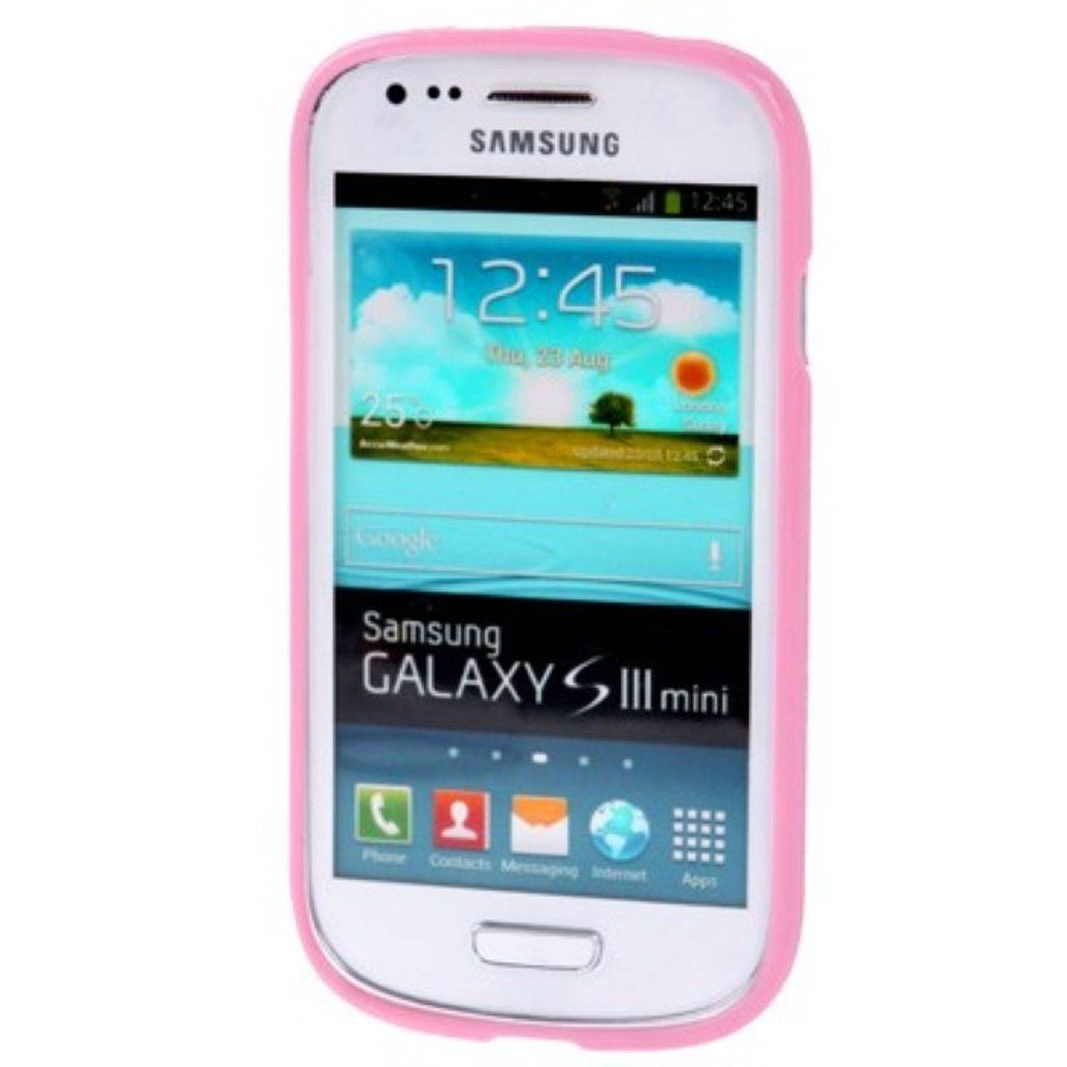 Samsung Galaxy S3 Mini Handyhülle Backcover Rosa