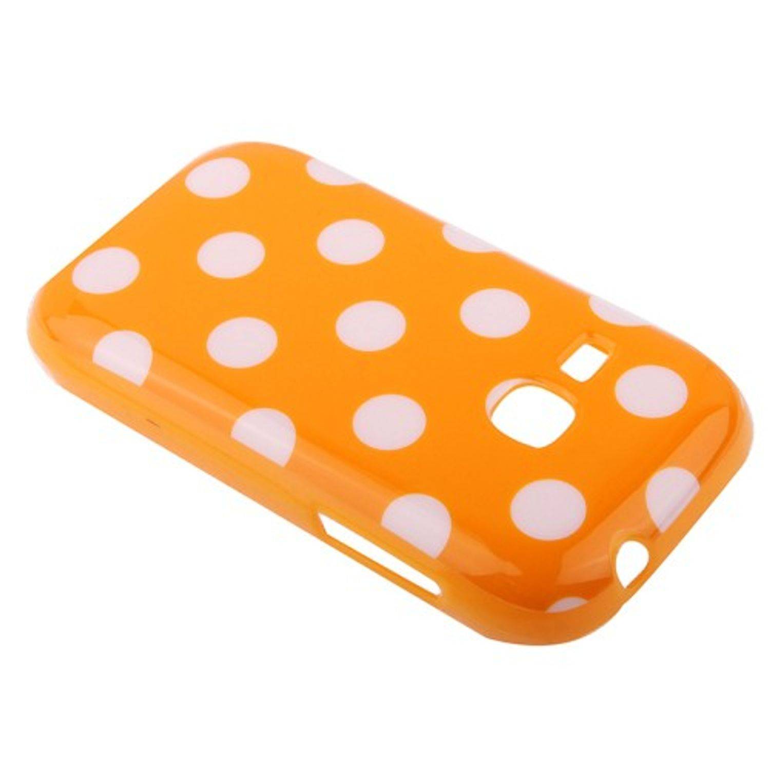 Samsung S6500 Handyhülle Backcover Orange
