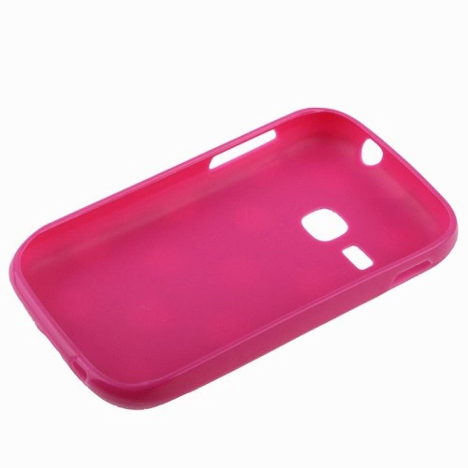 Samsung S6500 Handyhülle Backcover Orange