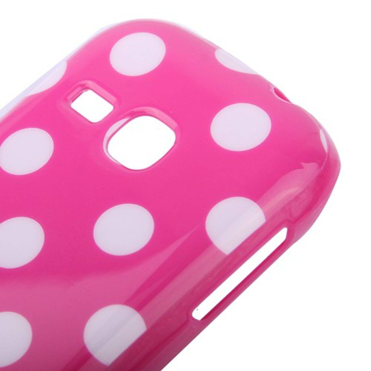 Samsung S6500 Handyhülle Backcover Orange