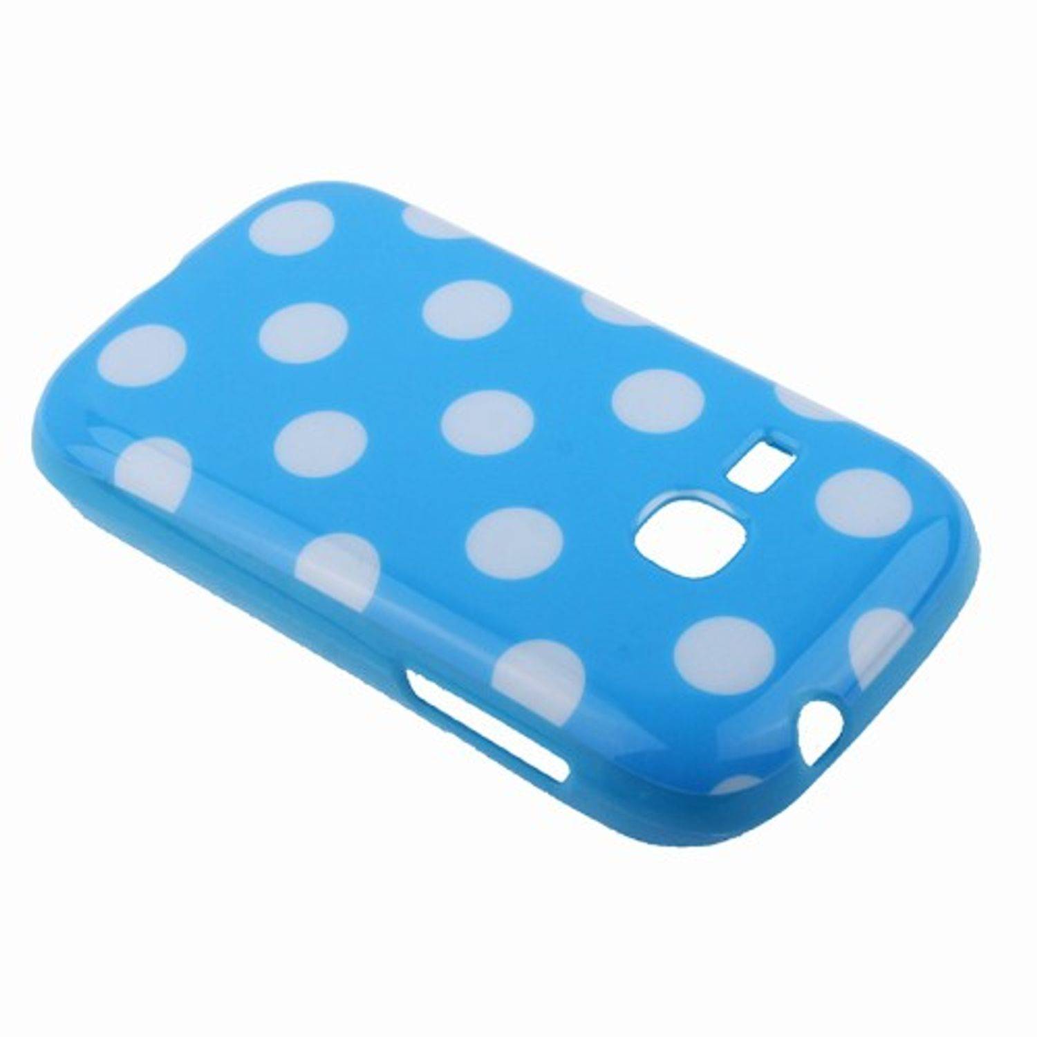 Samsung S6500 Handyhülle Backcover Blau