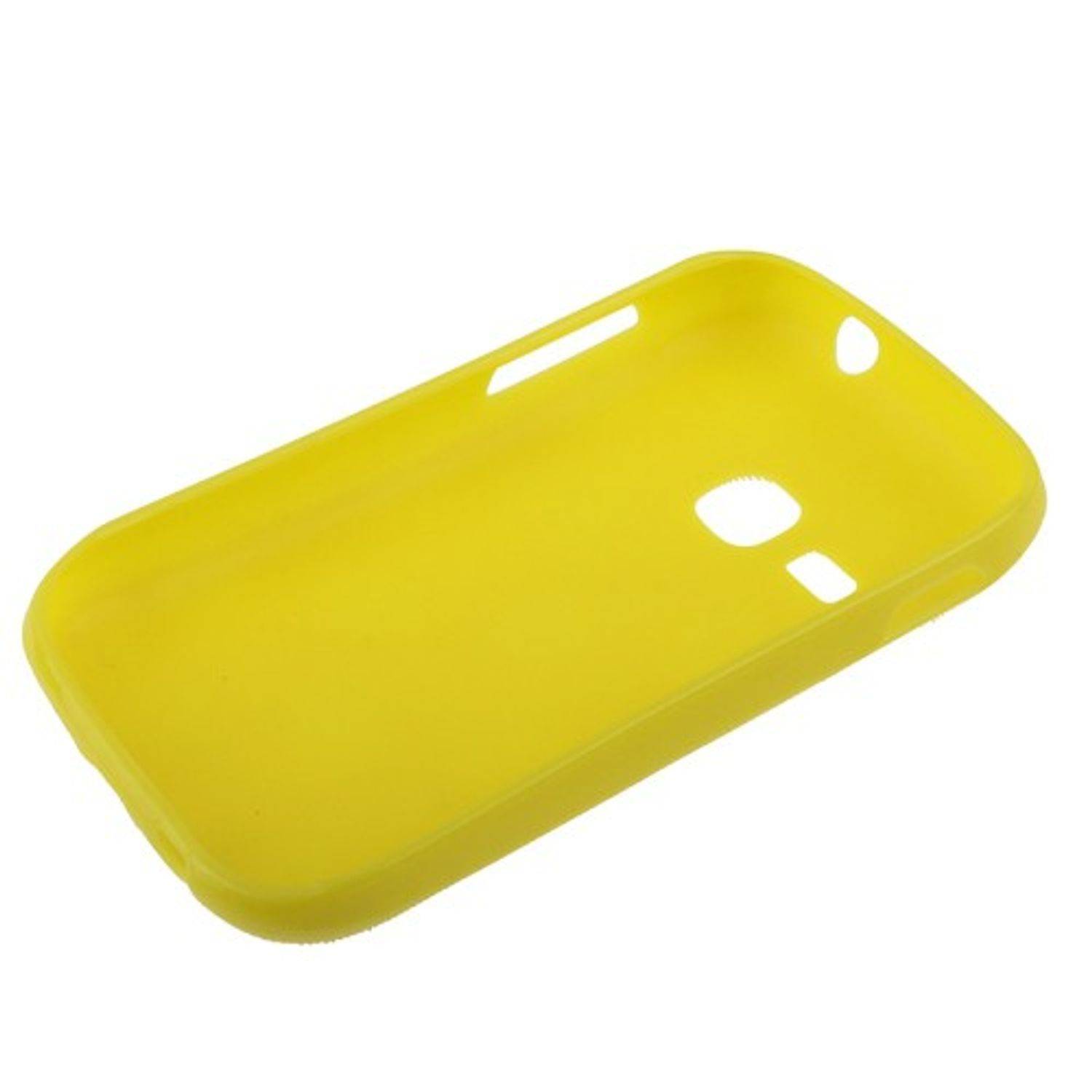 Samsung S6500 Handyhülle Backcover Weiß