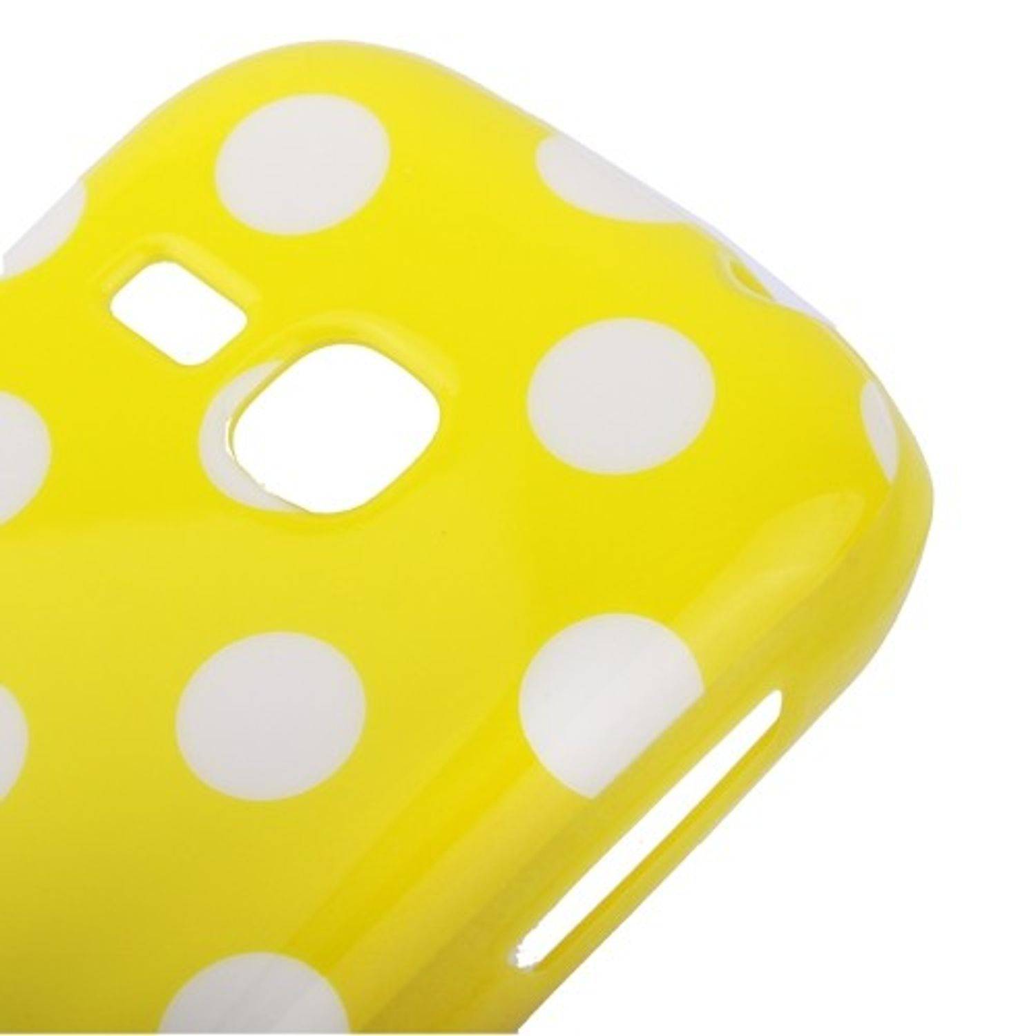 Samsung S6500 Handyhülle Backcover Weiß