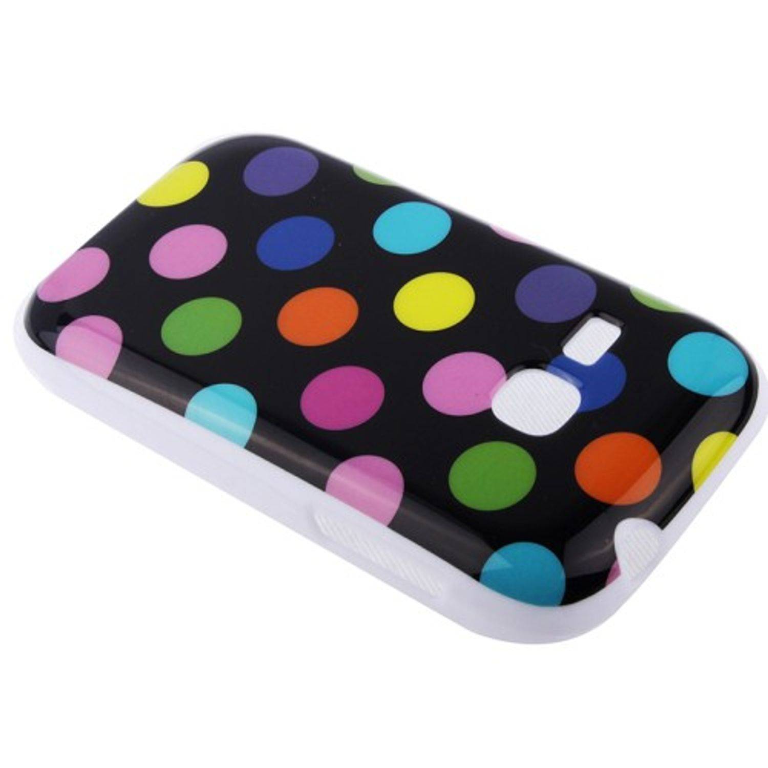 Samsung S6500 Handyhülle Backcover Schwarz