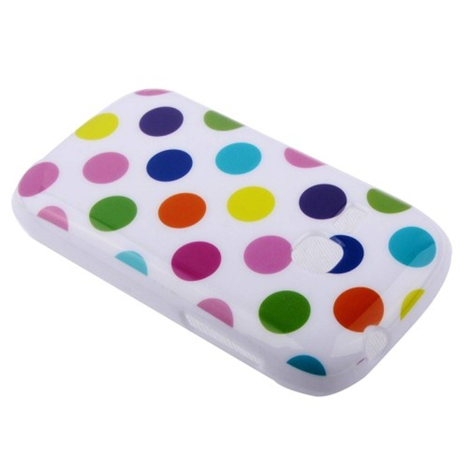 Samsung S6500 Handyhülle Backcover Weiß