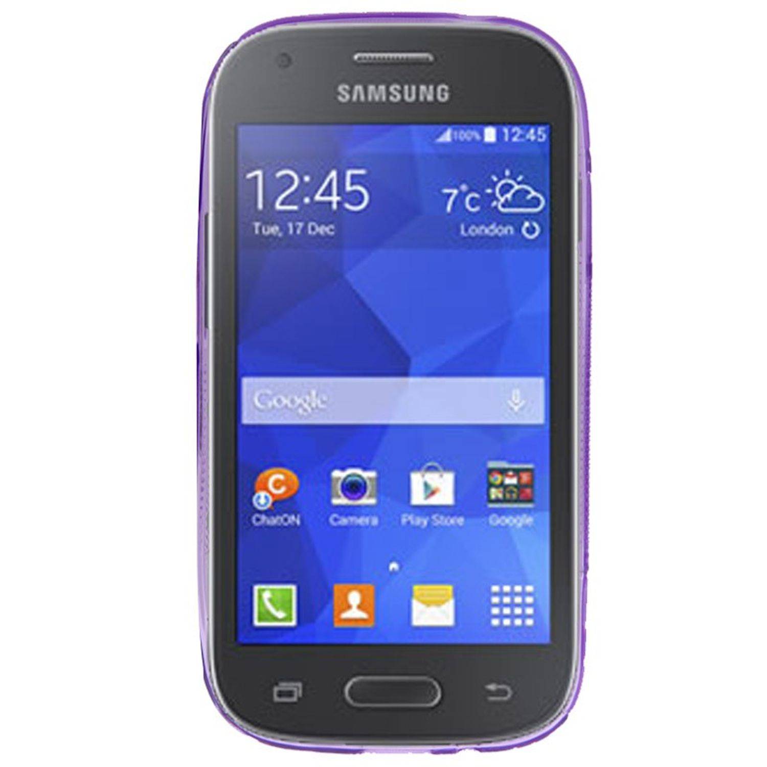 Samsung Galaxy Ace Style Handyhülle Backcover Violett