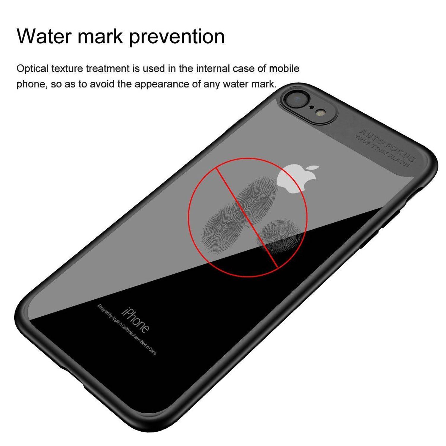 Apple iPhone 7 Plus / 8 Plus Handyhülle Backcover Schwarz