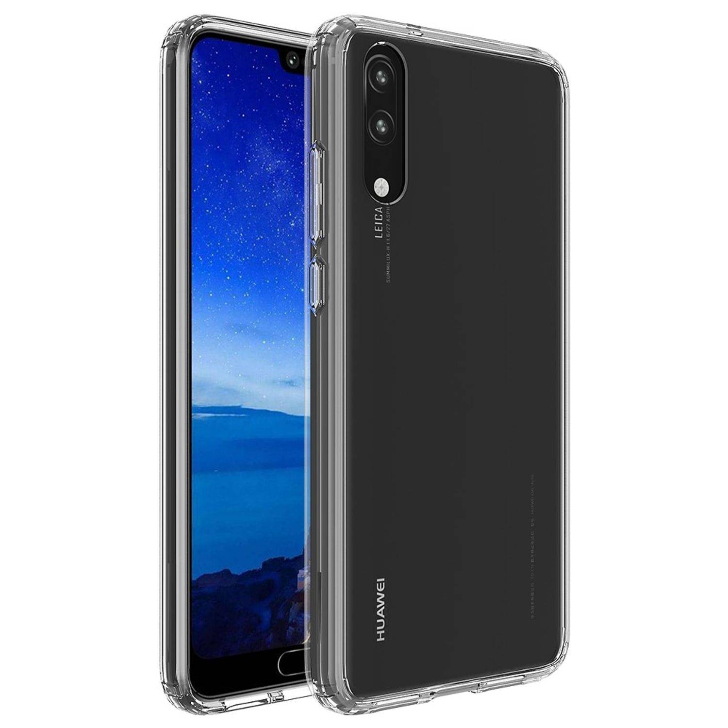 Huawei P20 Handyhülle Bumper Backcover Transparent