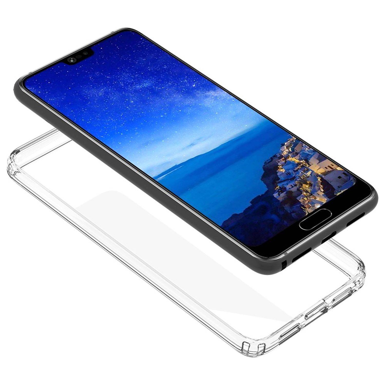 Huawei P20 Handyhülle Bumper Backcover Transparent