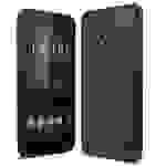 Nokia 2 Handyhülle Carbon Optik Backcover Schwarz