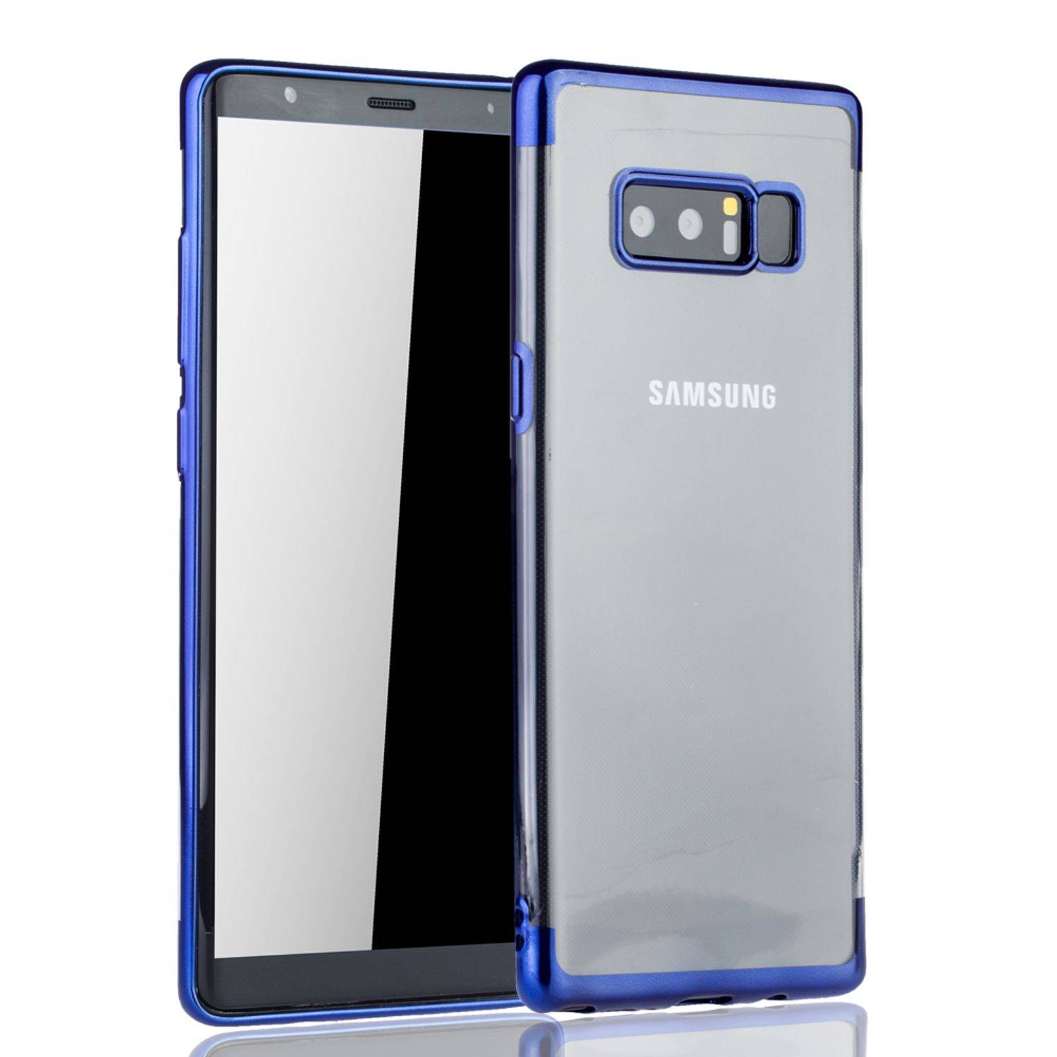 Samsung Galaxy Note 8 Handyhülle Bumper Backcover Blau