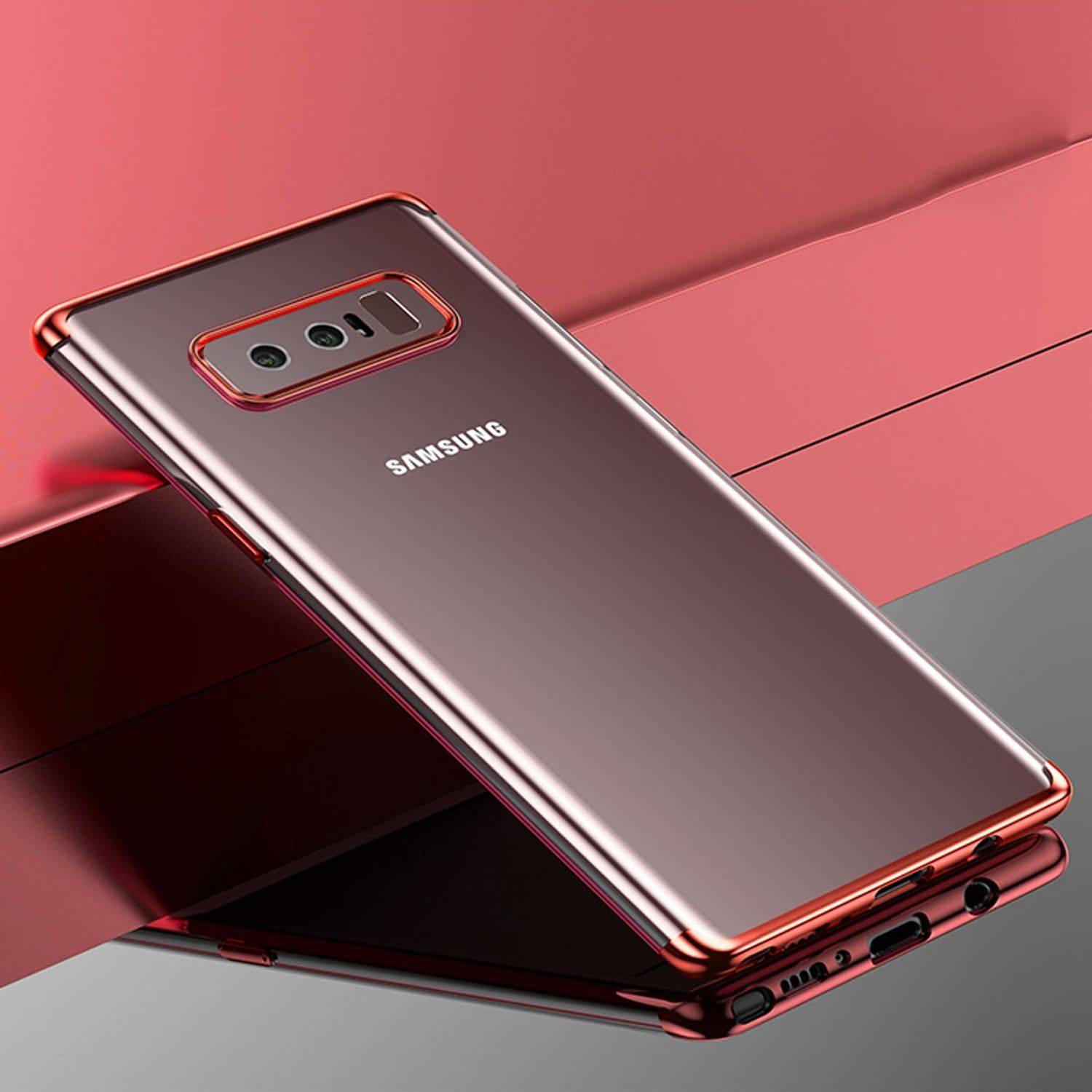 Samsung Galaxy Note 8 Handyhülle Backcover Rosa