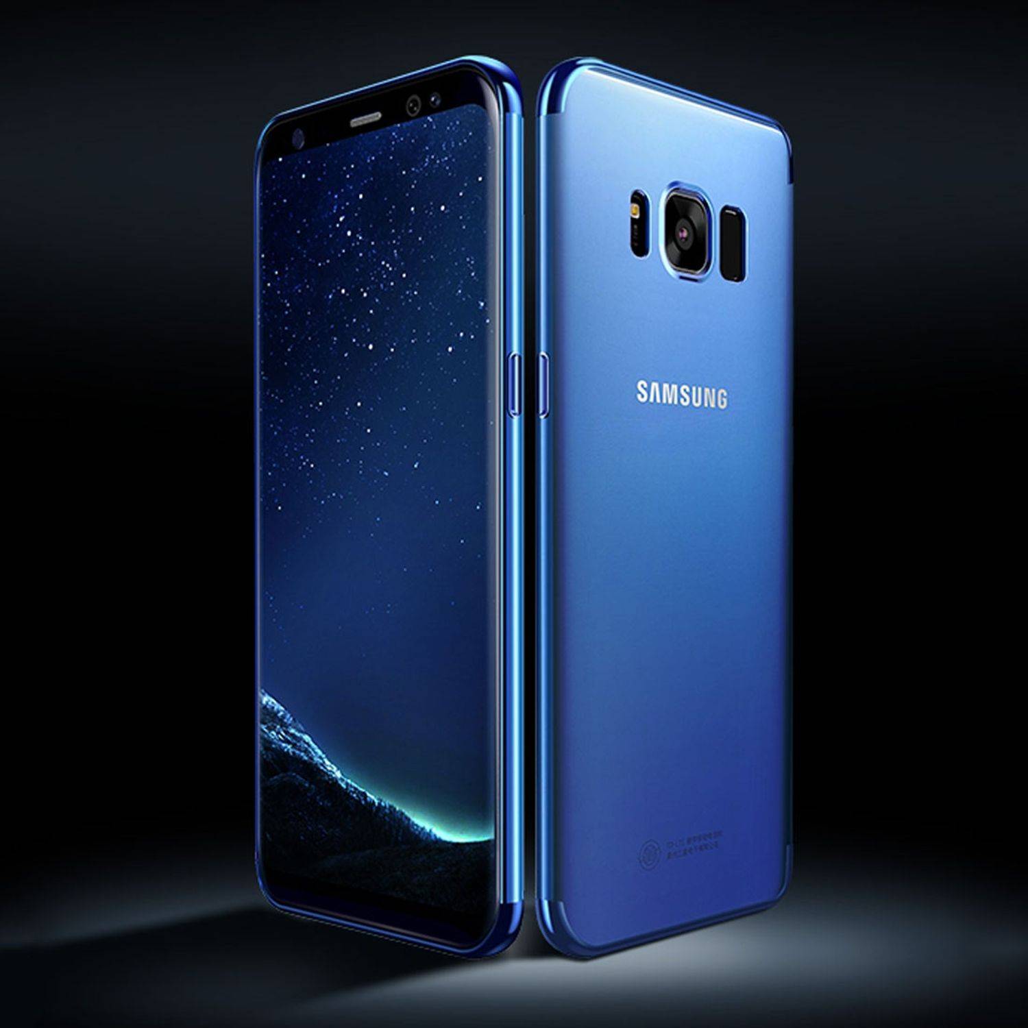 Samsung Galaxy S6 Edge Handyhülle Backcover Blau