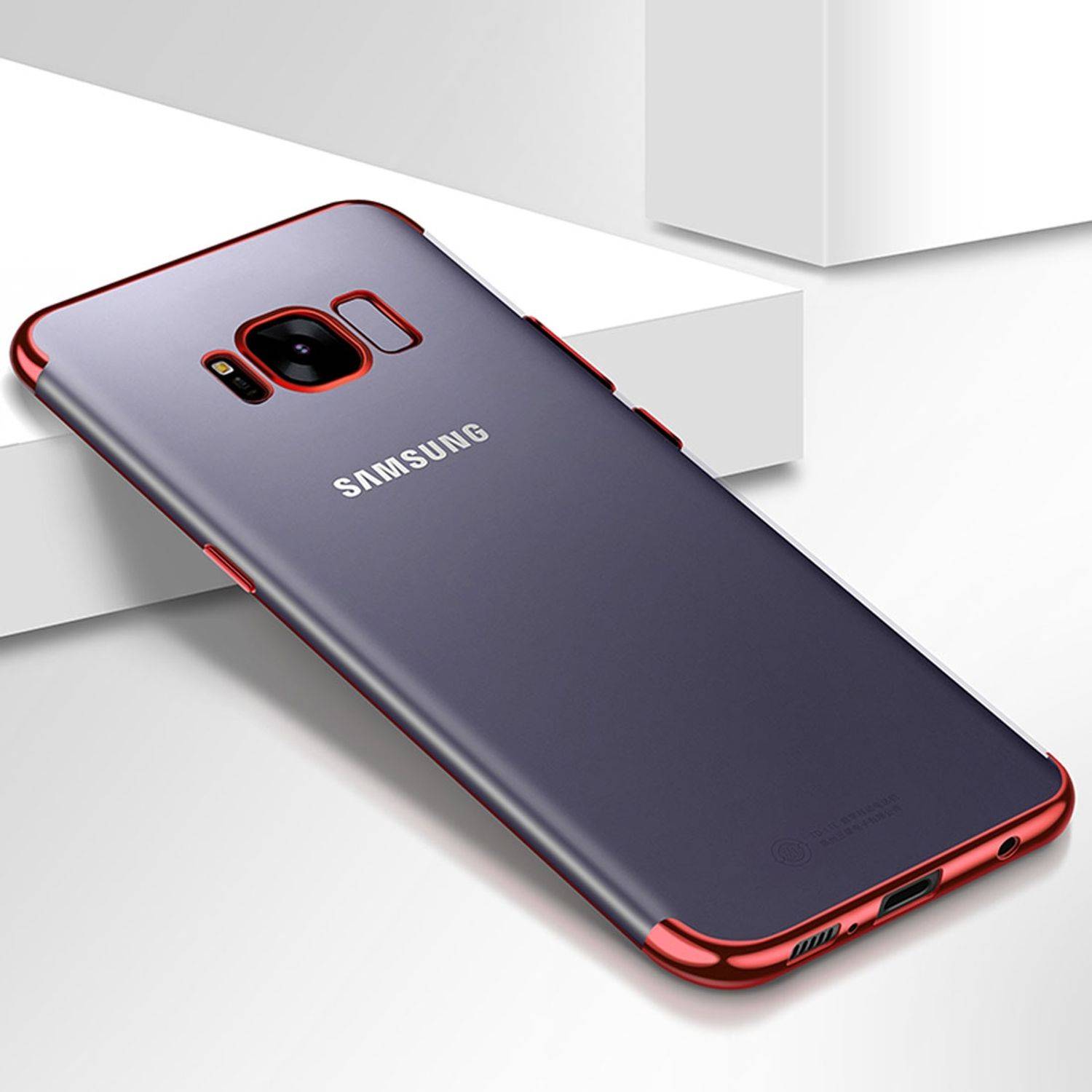 Samsung Galaxy A8 (2018) Handyhülle Backcover Rot