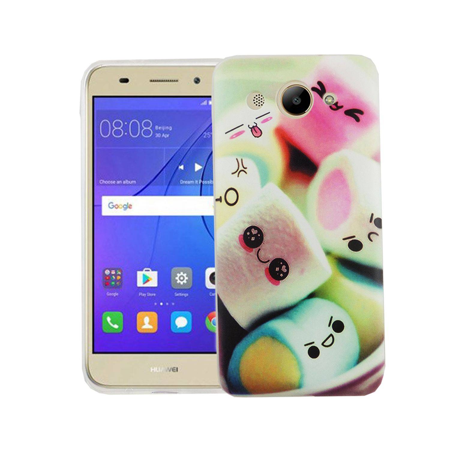 Huawei Y3 (2017) Handyhülle Bumper Backcover Mehrfarbig