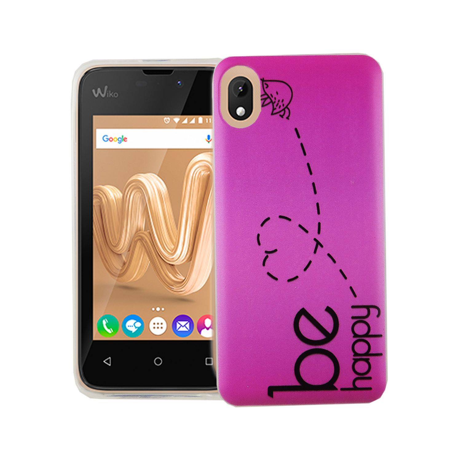 Wiko Sunny Max Handyhülle Bumper Backcover Rosa