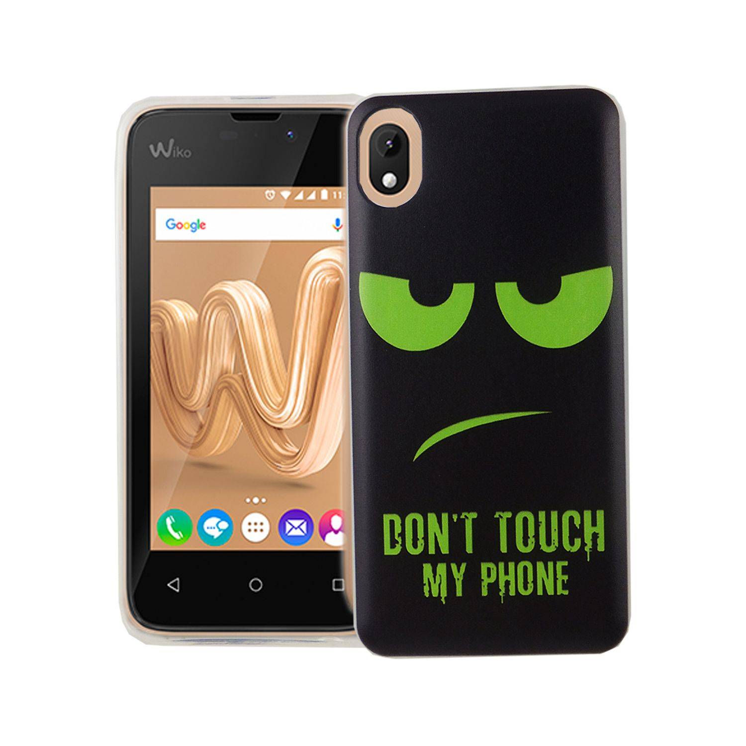 Wiko Sunny Max Handyhülle Bumper Backcover Schwarz