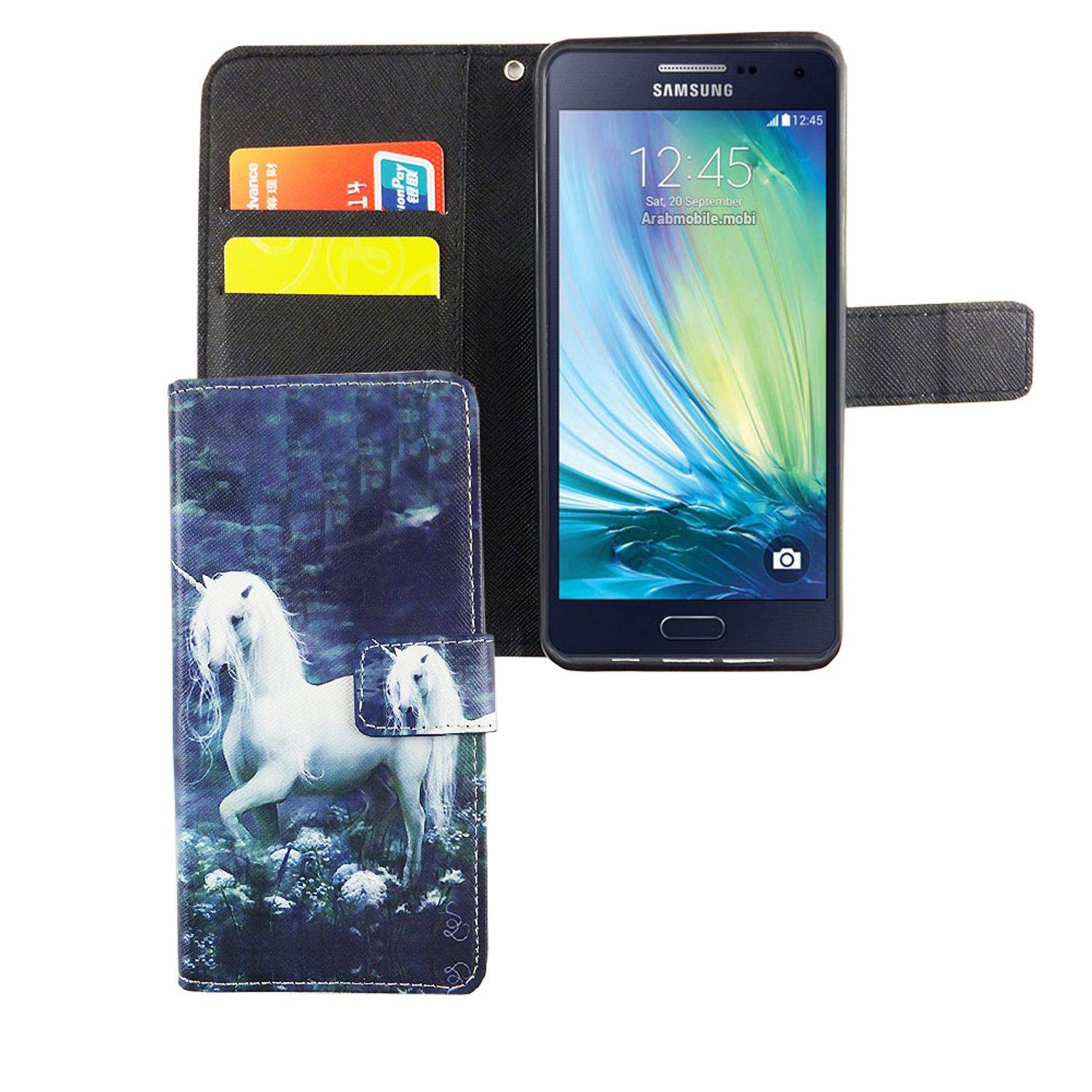 Samsung Galaxy A5 (2016) Handyhülle Bookcover Grün