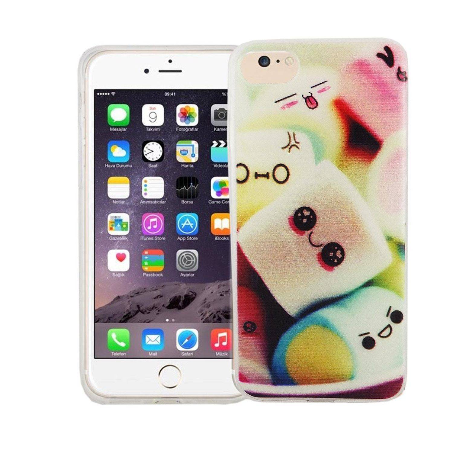 Apple iPhone 8 Handyhülle Bumper Backcover Mehrfarbig