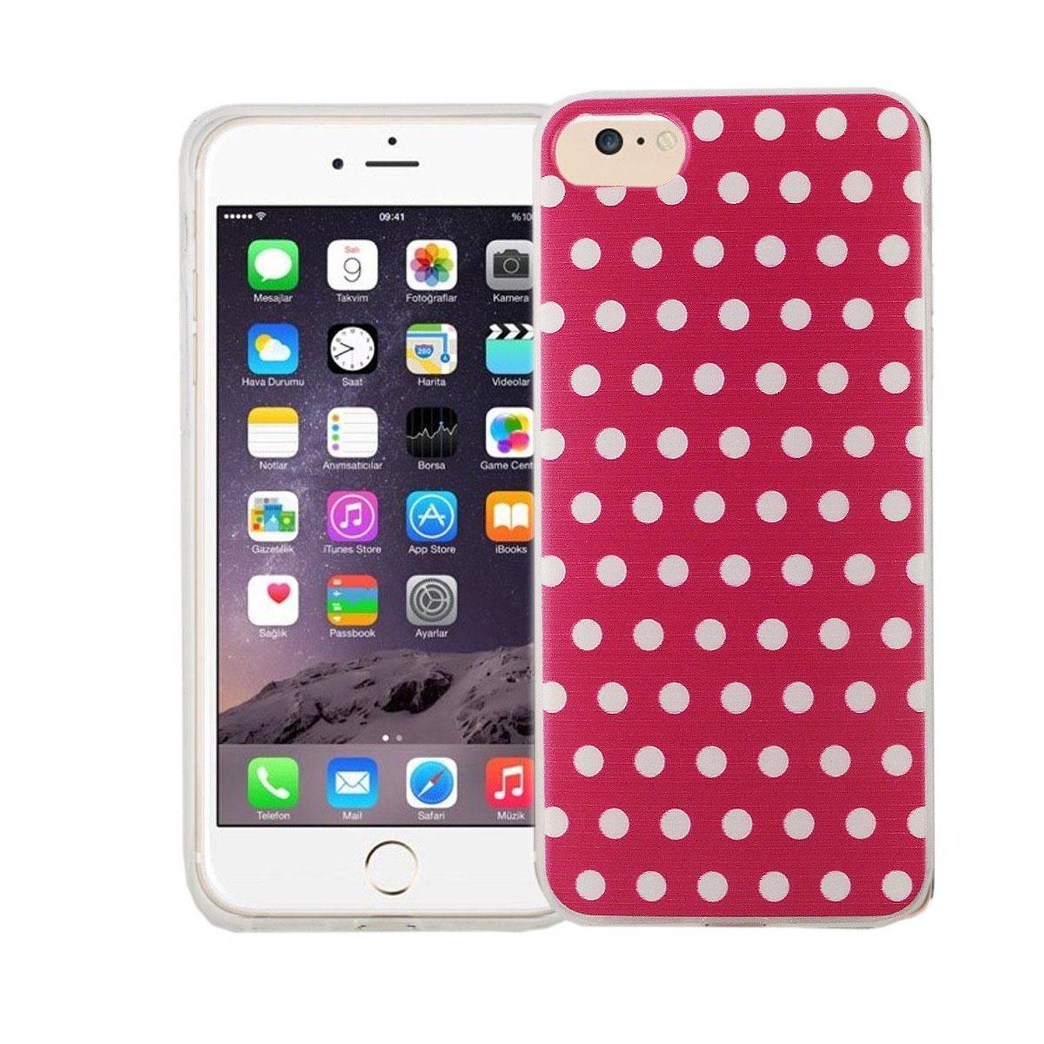 Apple iPhone 8 Handyhülle Bumper Backcover Rosa