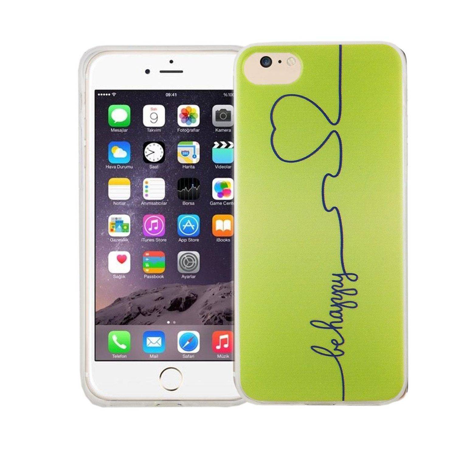 Apple iPhone 8 Handyhülle Bumper Backcover Grün
