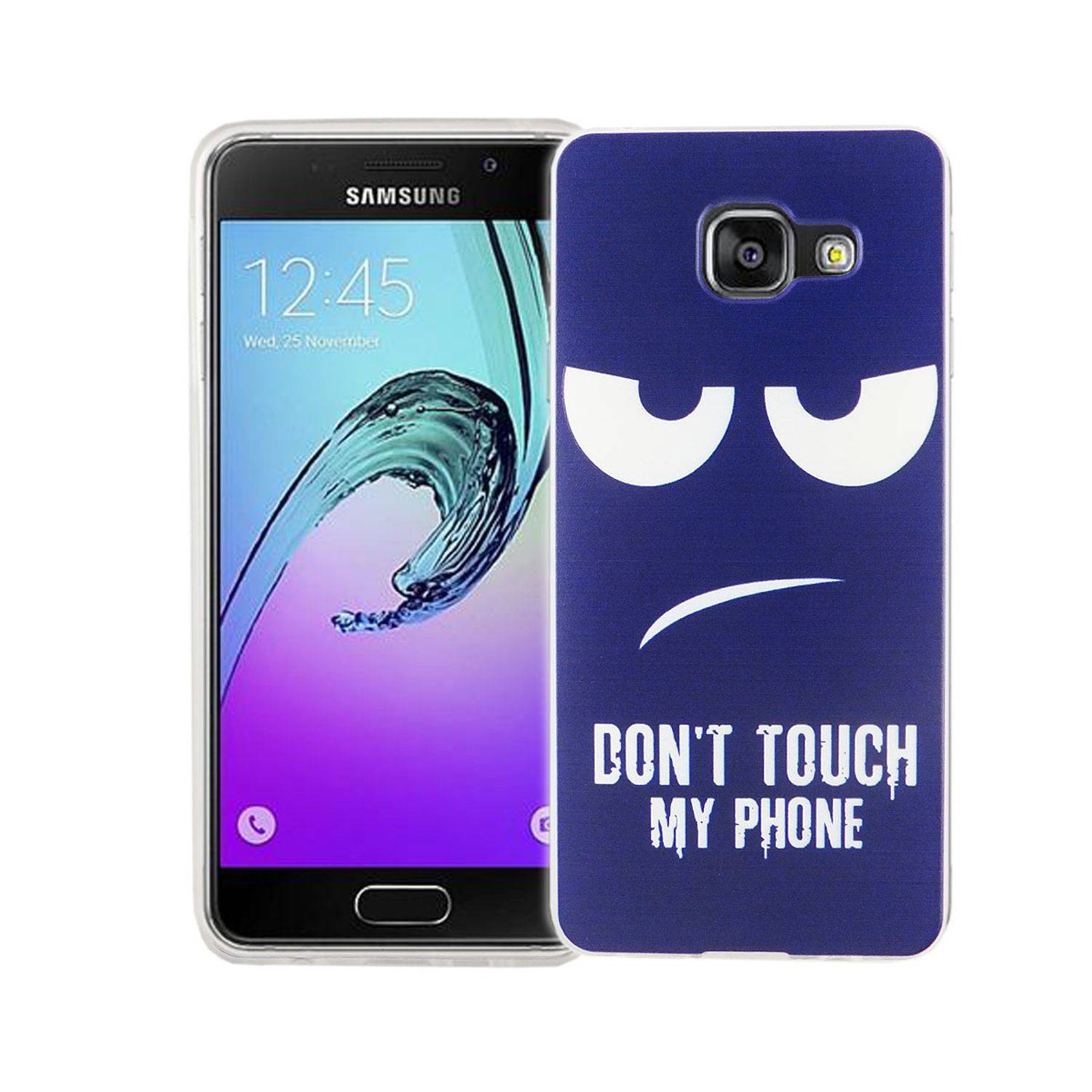 Samsung Galaxy A3 (2016) Handyhülle Bumper Backcover Blau