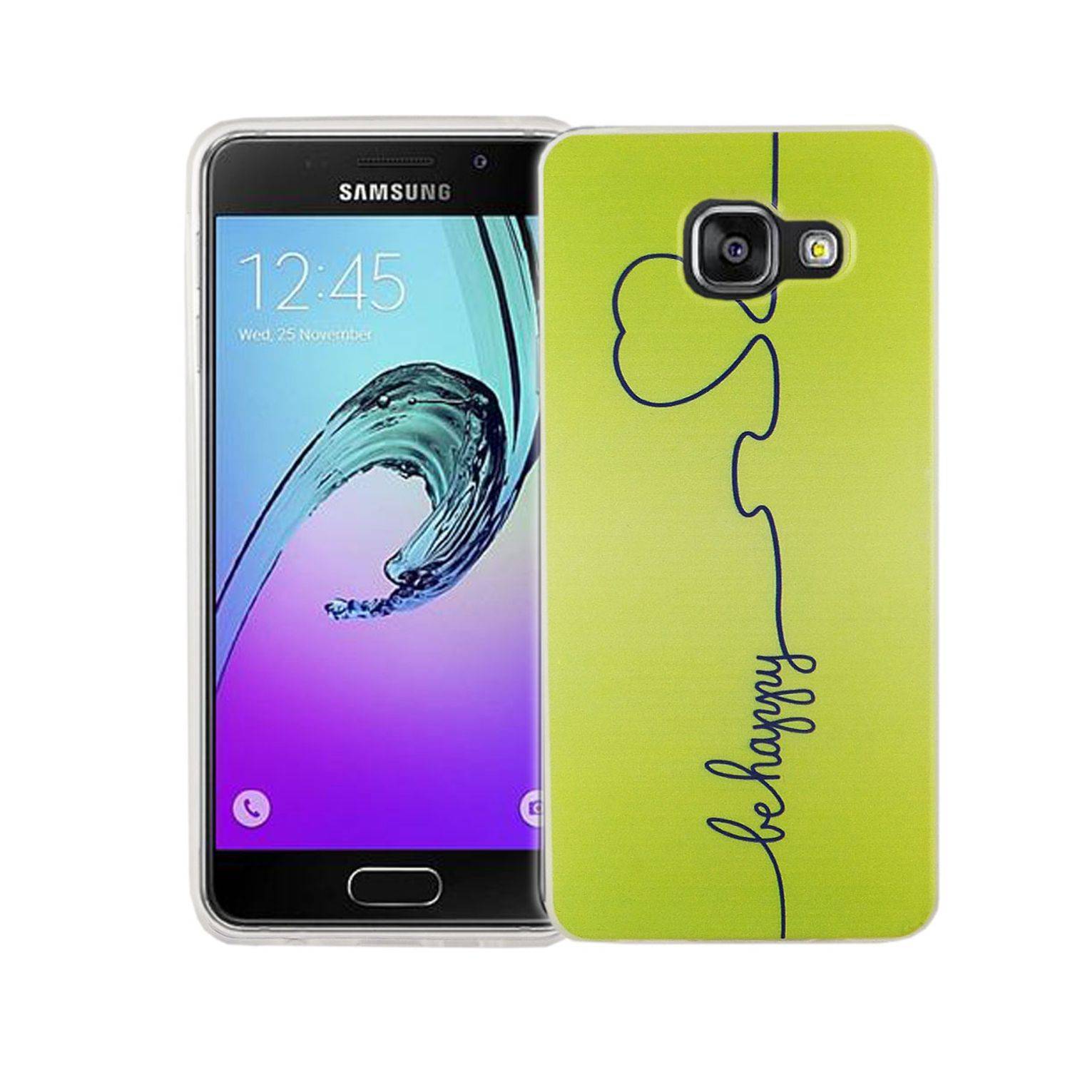 Samsung Galaxy A3 (2016) Handyhülle Bumper Backcover Grün