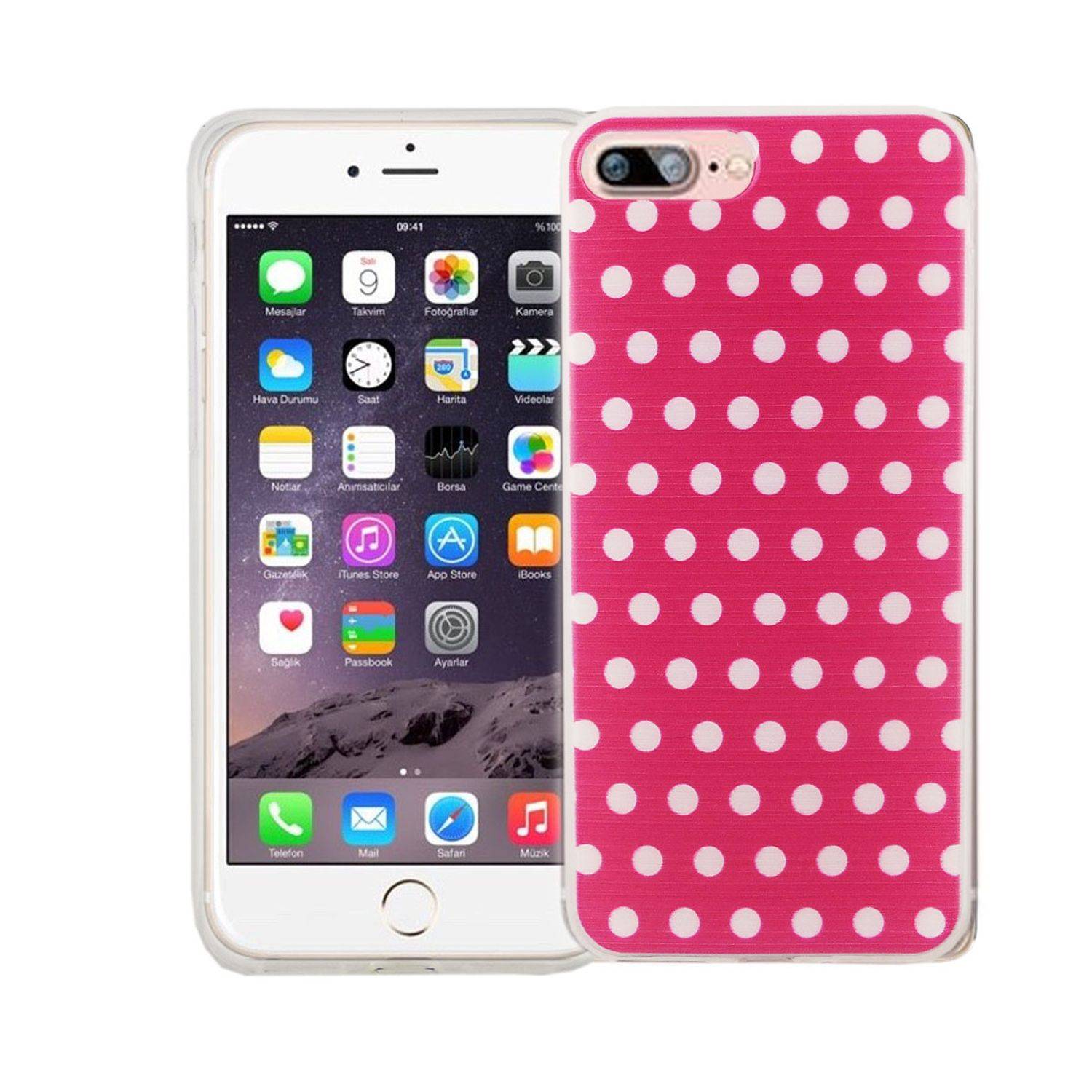 Apple iPhone 7 Plus Handyhülle Bumper Backcover Rosa