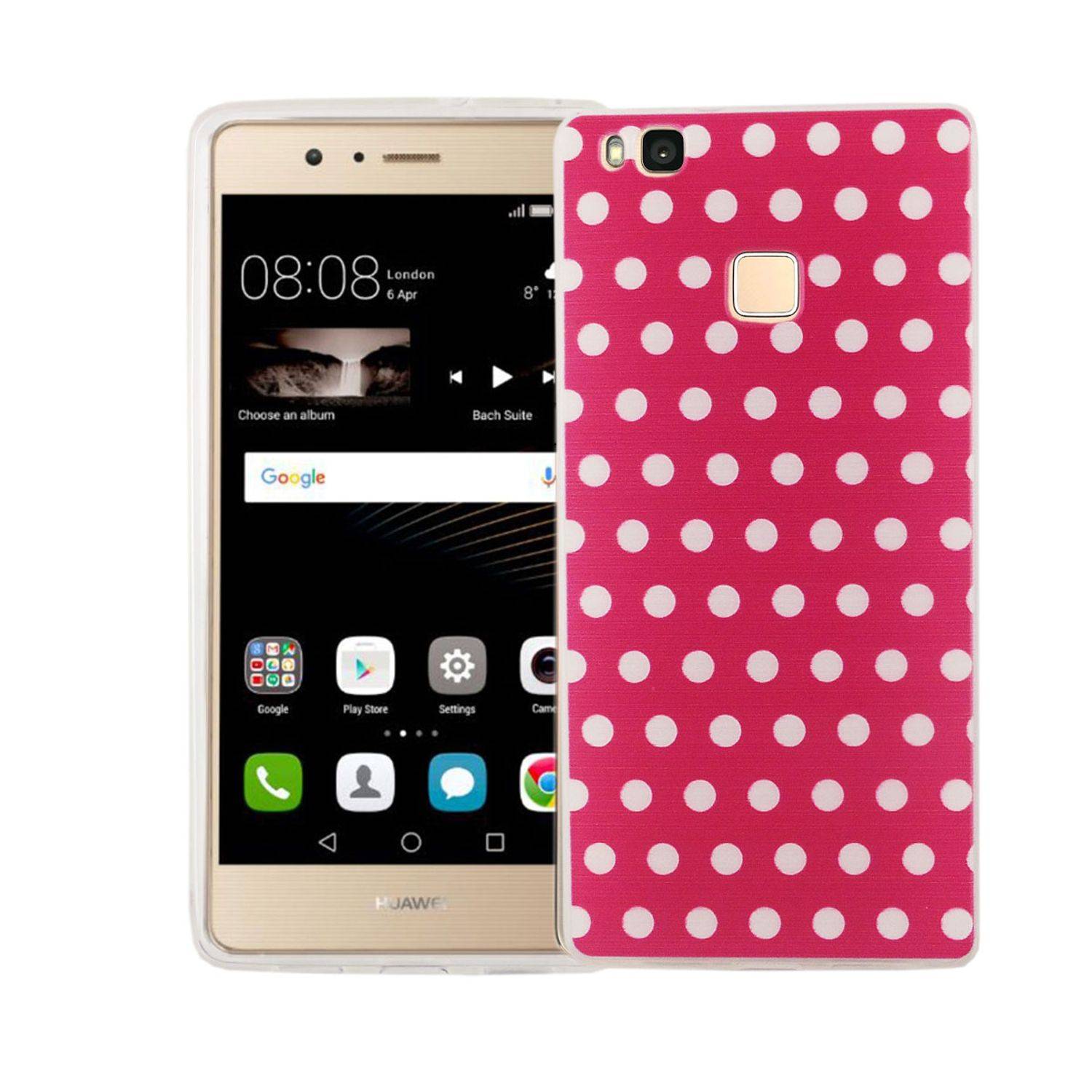 Huawei P9 Lite Handyhülle Bumper Backcover Rosa