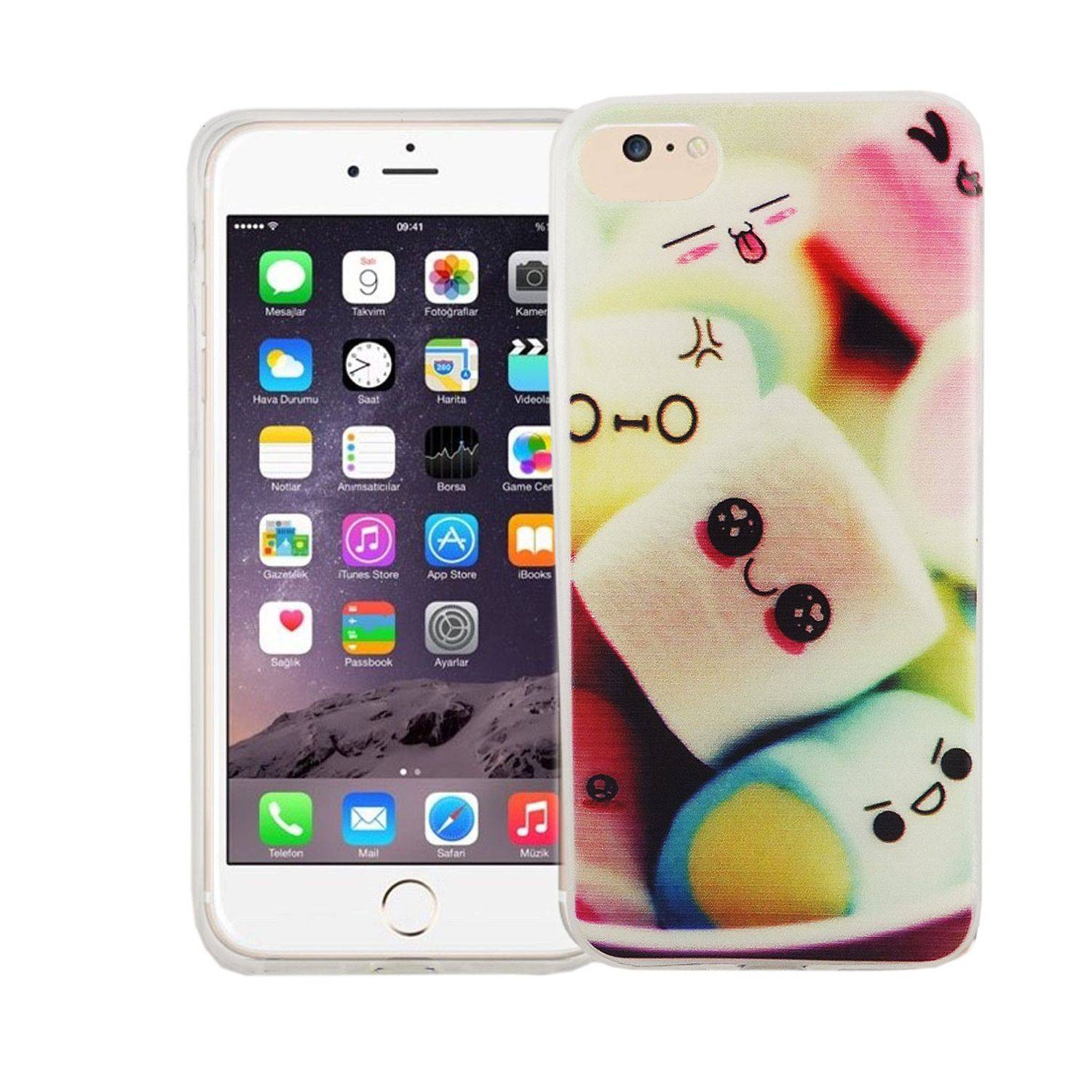 Apple iPhone SE 2020 Handyhülle Bumper Backcover Mehrfarbig