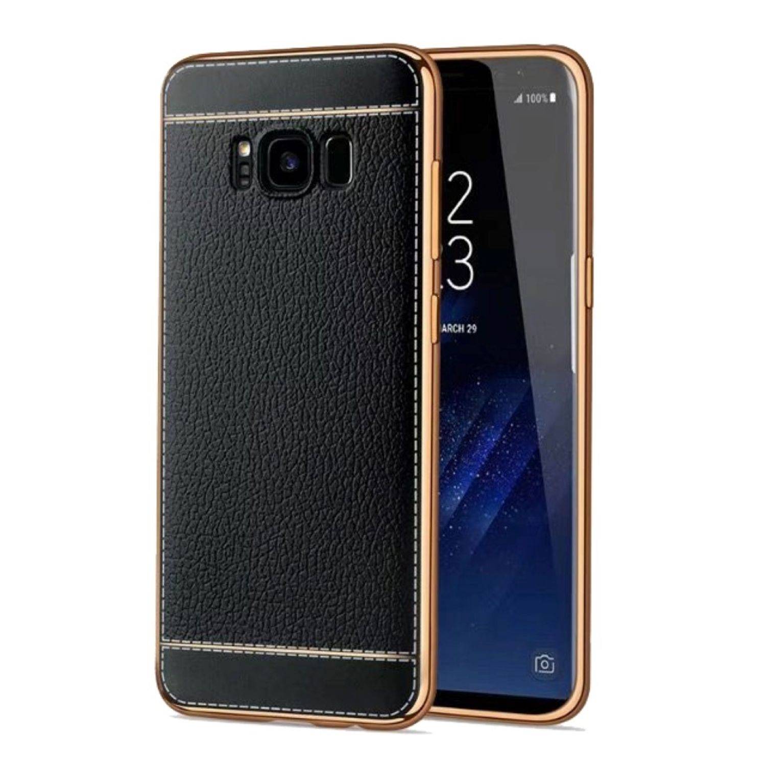 Samsung Galaxy S6 Edge Handyhülle Backcover Schwarz
