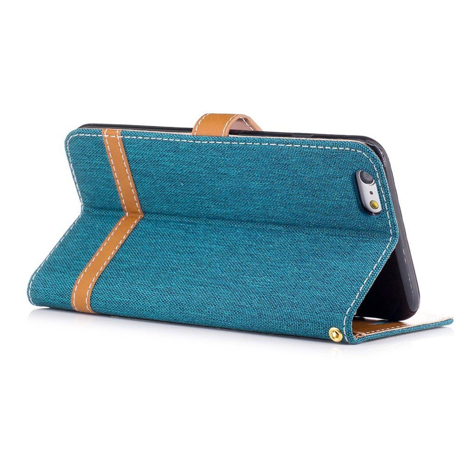 Apple iPhone 6 / 6s Handyhülle Bookcover Grün