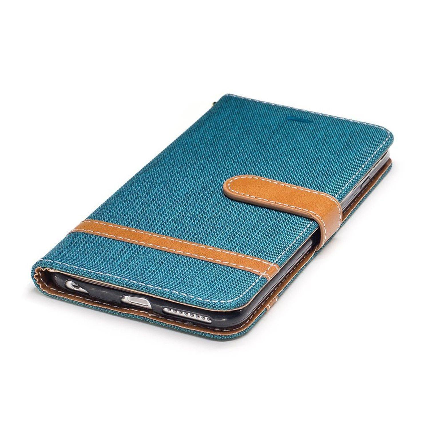 Apple iPhone 6 / 6s Handyhülle Bookcover Grün