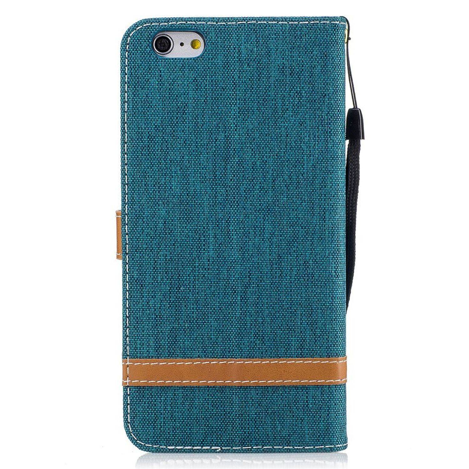 Apple iPhone 6 / 6s Handyhülle Bookcover Grün