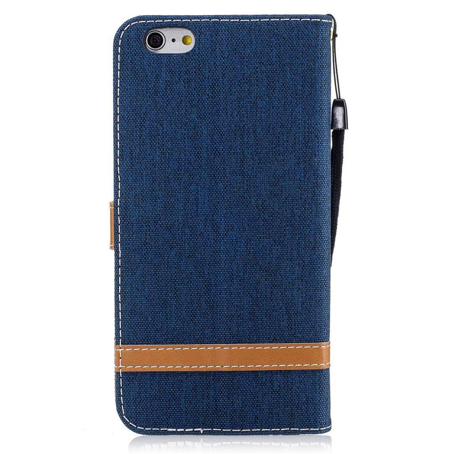 Apple iPhone 6 / 6s Handyhülle Bookcover Blau