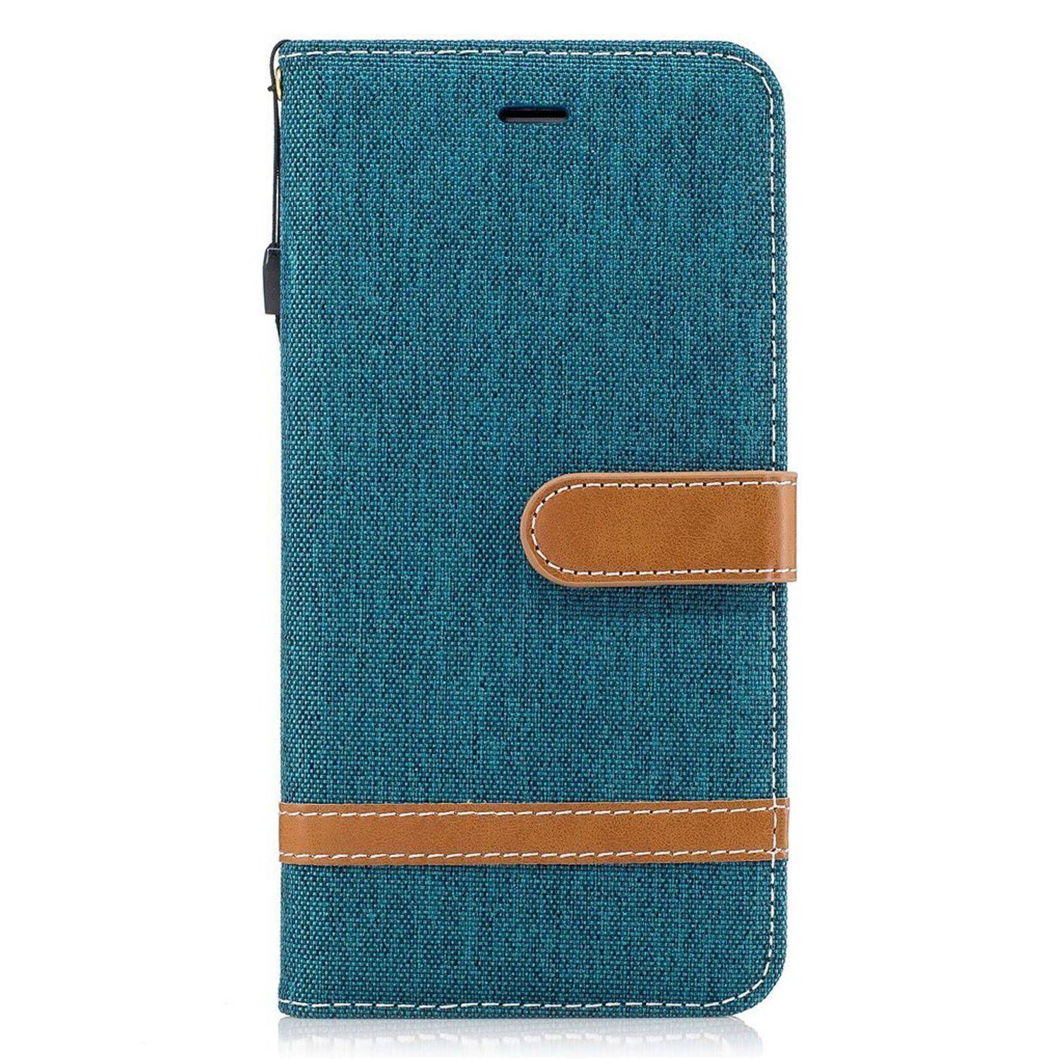 Apple iPhone 6 Plus / 6s Plus Handyhülle Bookcover Grün