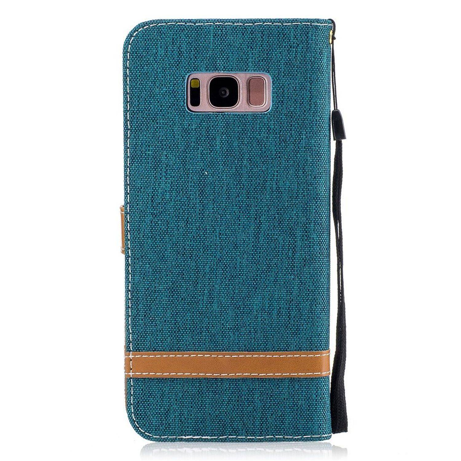Samsung Galaxy S8 Plus Handyhülle Bookcover Grün