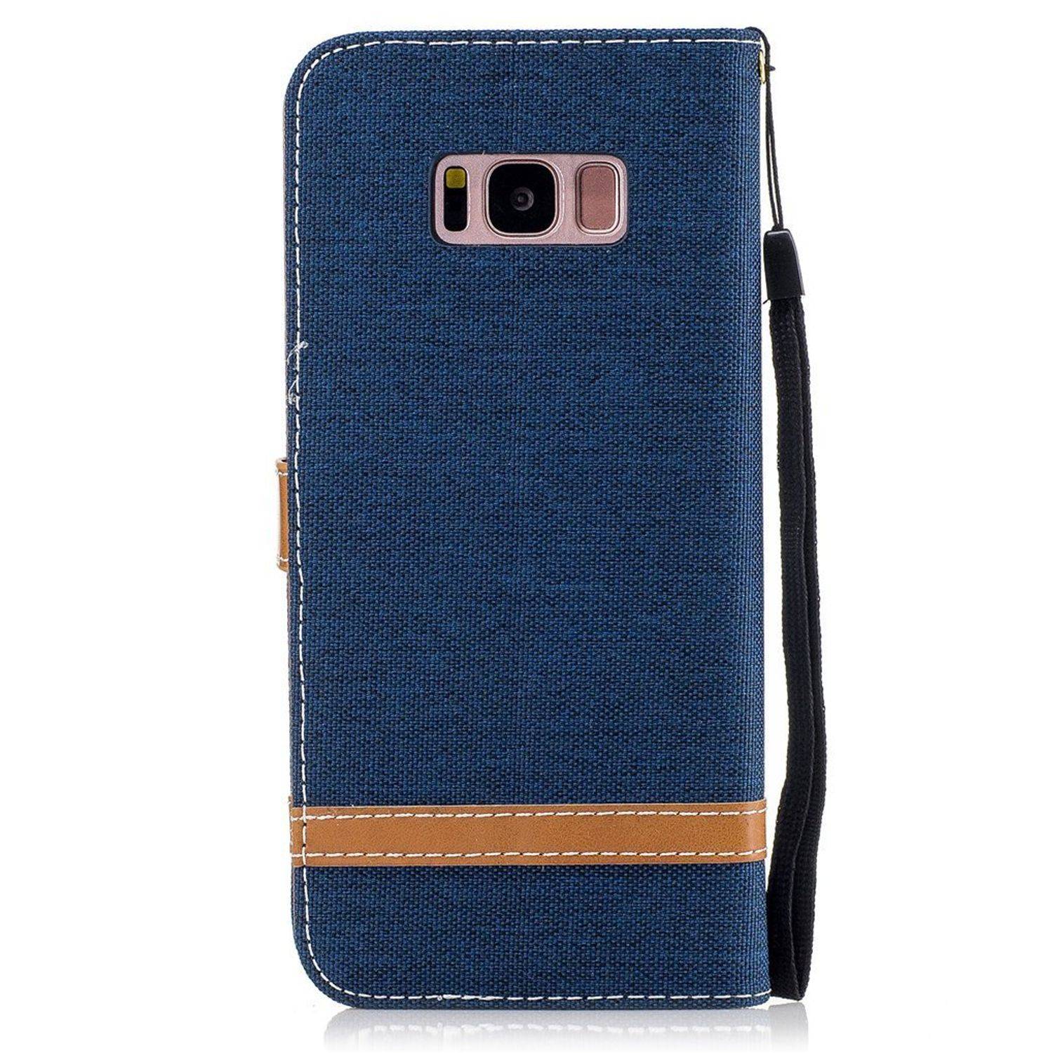Samsung Galaxy S8 Plus Handyhülle Bookcover Blau