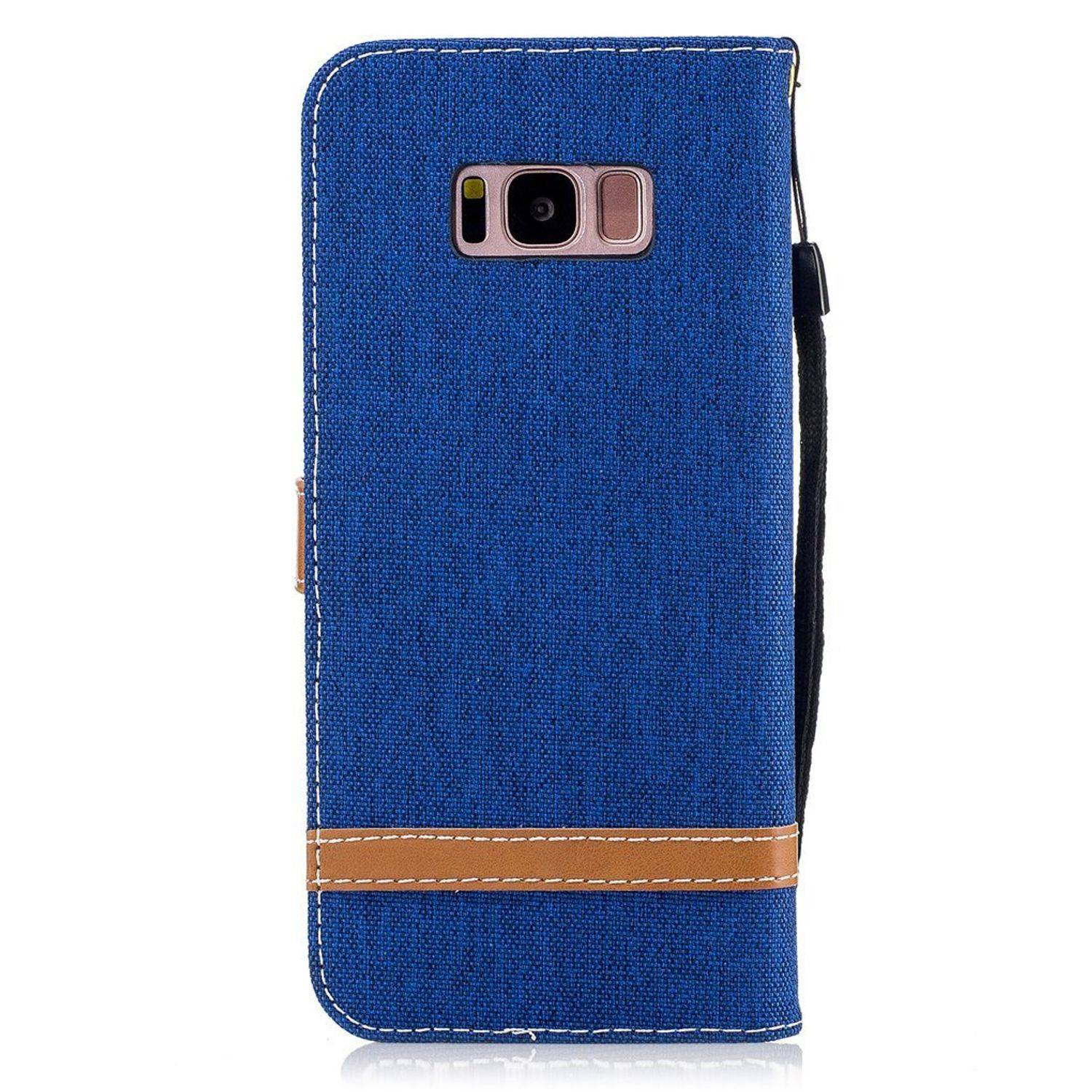 Samsung Galaxy S8 Plus Handyhülle Bookcover Blau