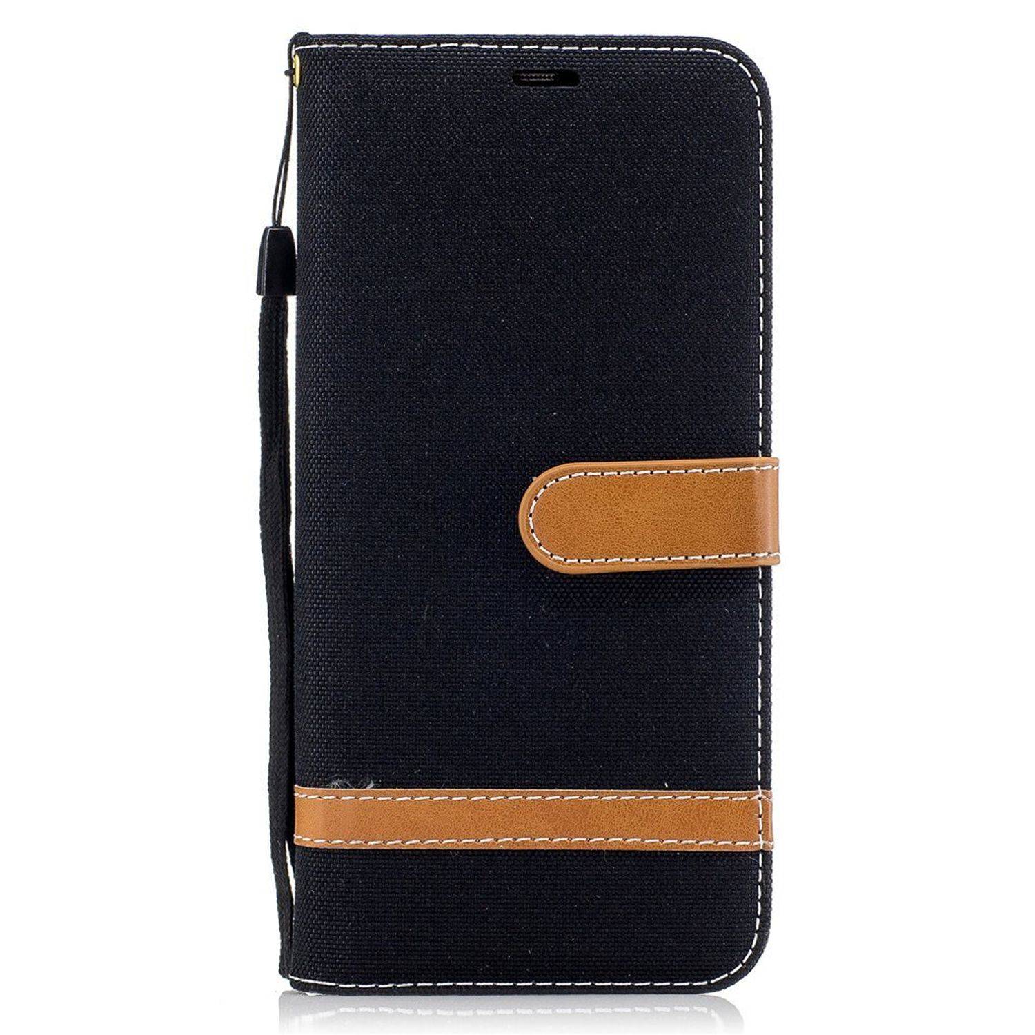 Samsung Galaxy S8 Plus Handyhülle Bookcover Schwarz