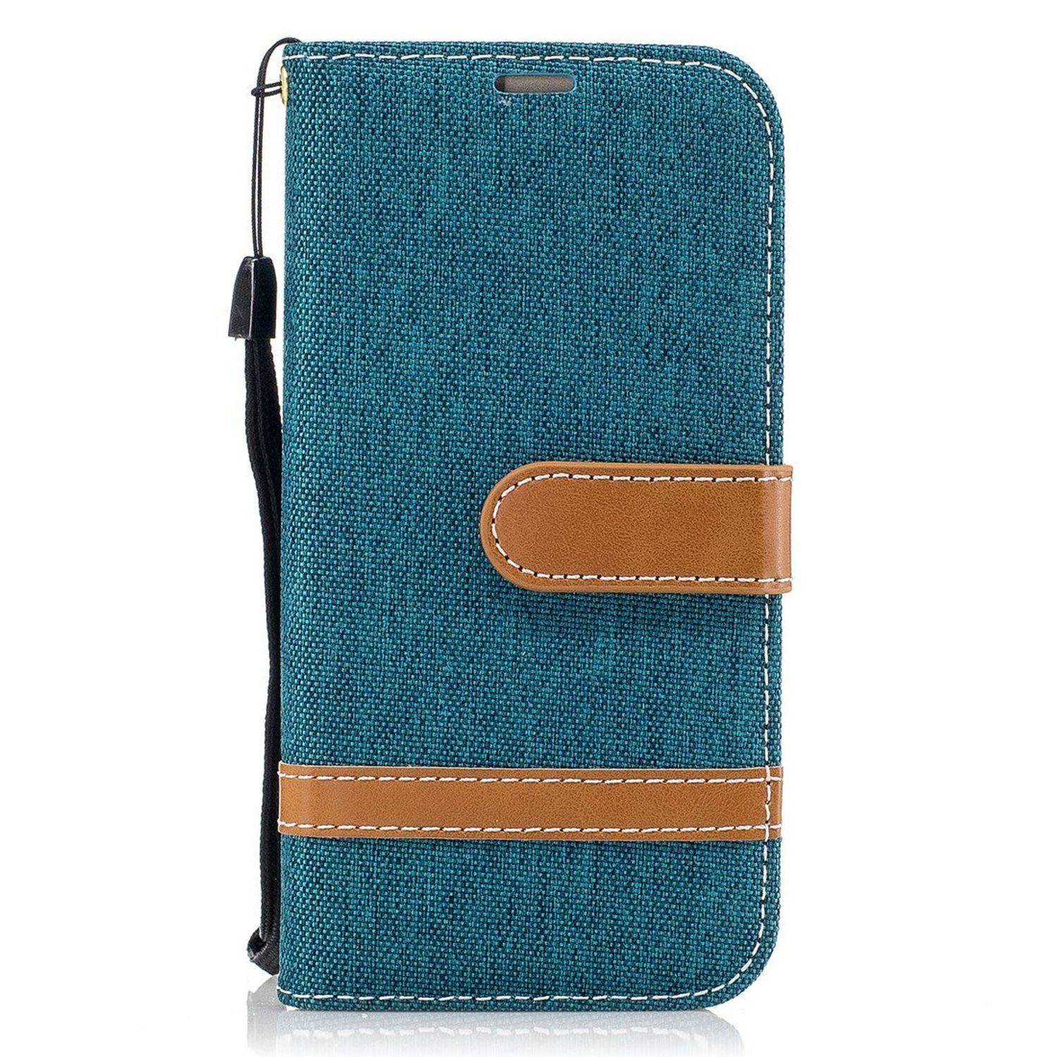 Samsung Galaxy A3 (2017) Handyhülle Bookcover Grün