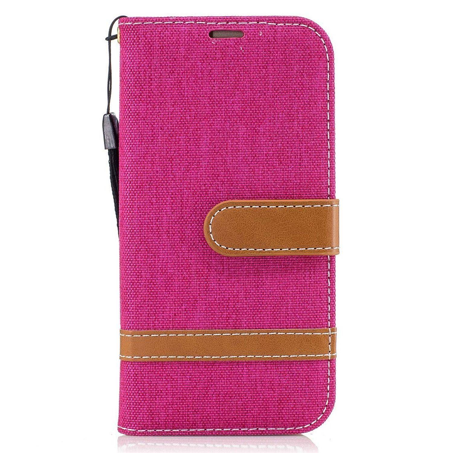 Samsung Galaxy A3 (2017) Handyhülle Bookcover Rosa