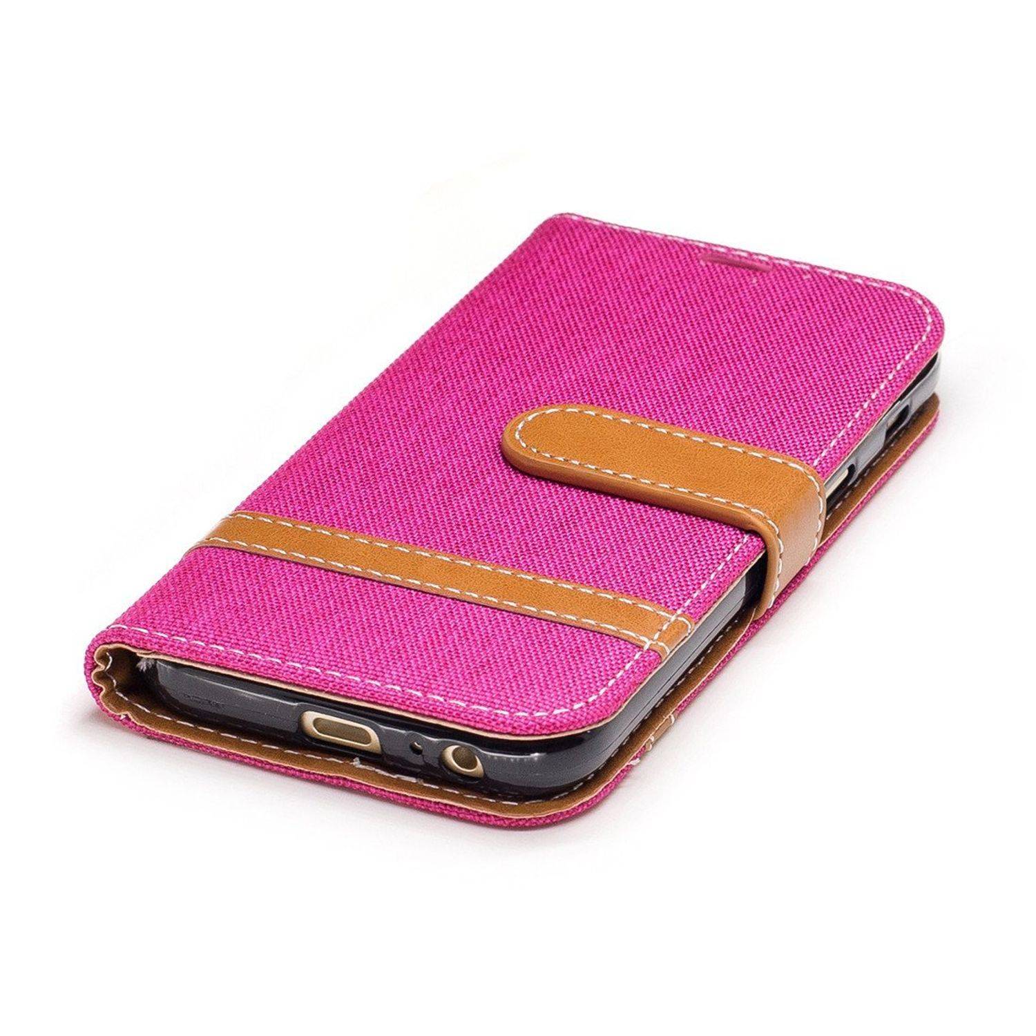 Samsung Galaxy A3 (2017) Handyhülle Bookcover Rosa